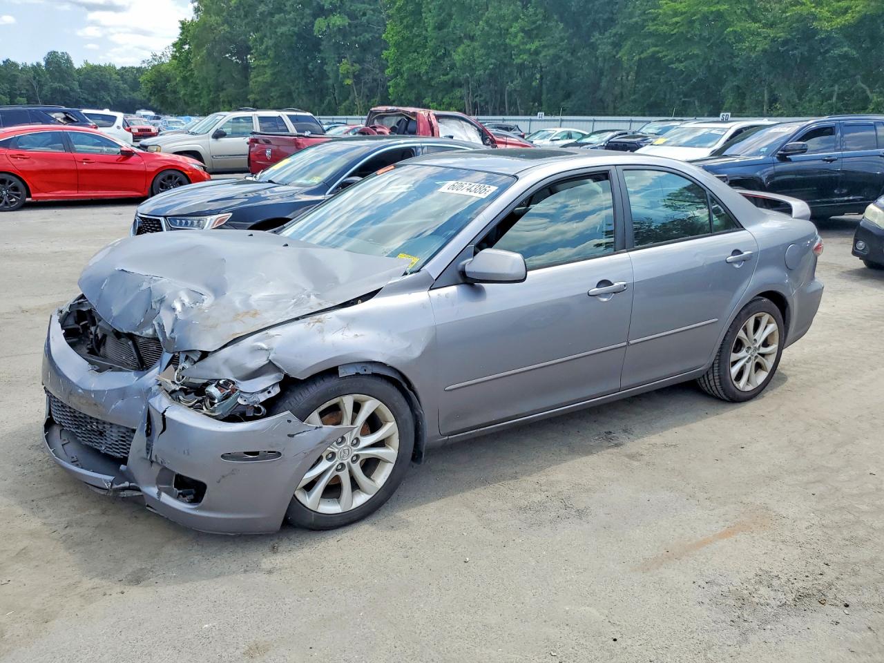 2006 Mazda 6 I Серый vin: 1YVHP80C165M32786