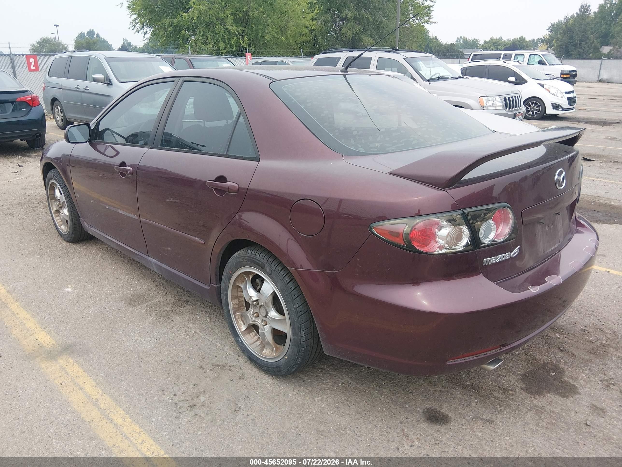 2006 Mazda Mazda6 Sport I Burgundy vin: 1YVHP80C165M42556