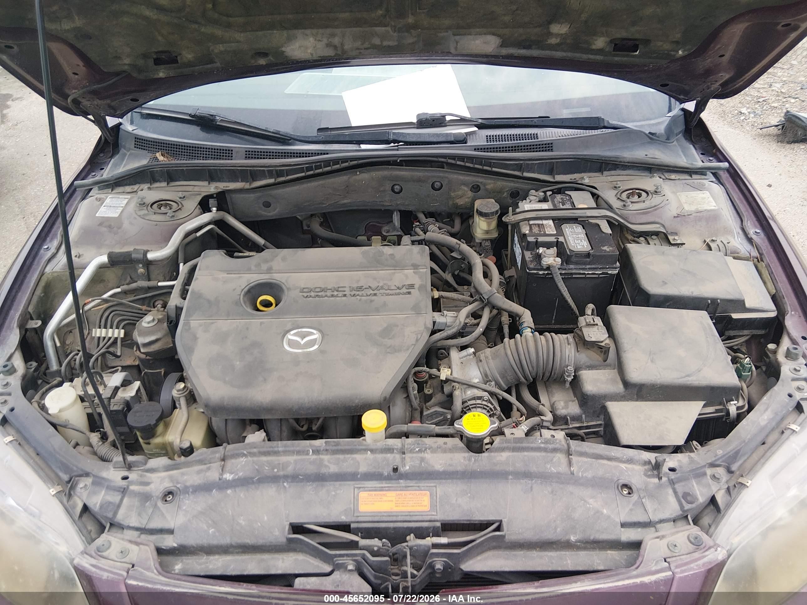 2006 Mazda Mazda6 Sport I Burgundy vin: 1YVHP80C165M42556