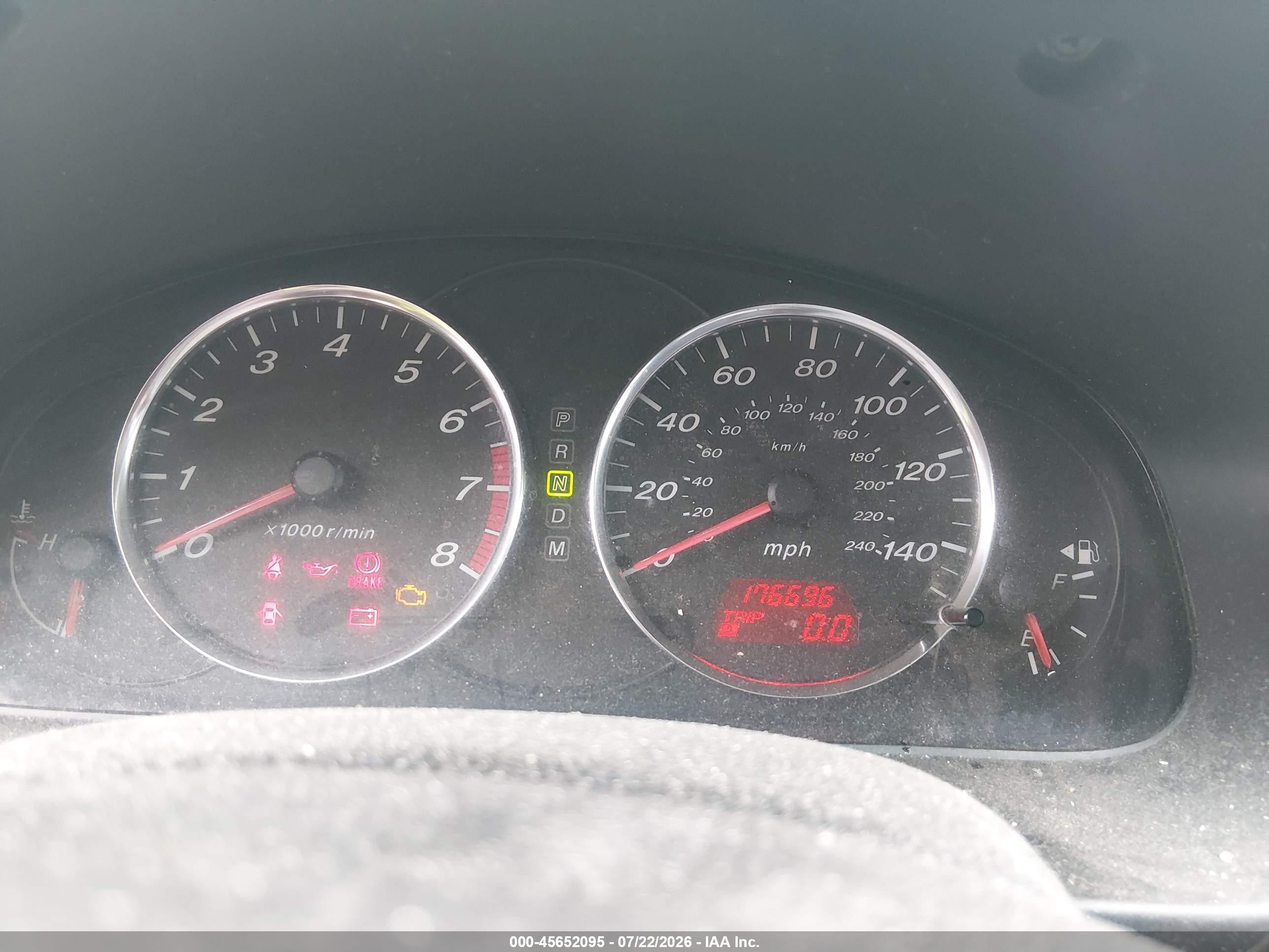 2006 Mazda Mazda6 Sport I Burgundy vin: 1YVHP80C165M42556