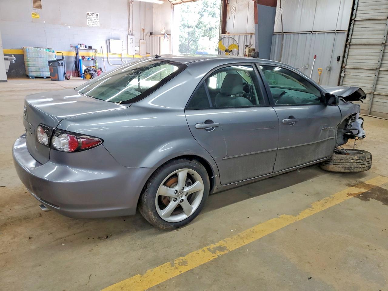 2007 Mazda 6 I Gray vin: 1YVHP80C275M23841