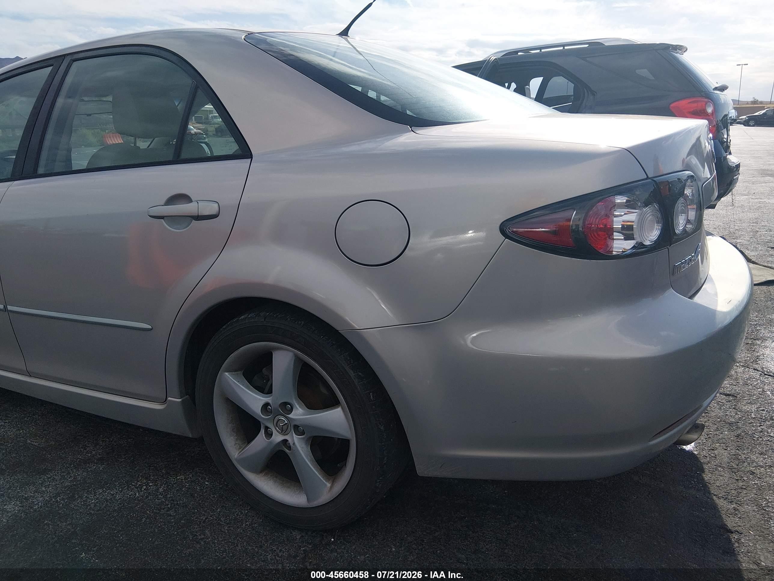 2007 Mazda Mazda6 I Sport Ve Gray vin: 1YVHP80C275M48612