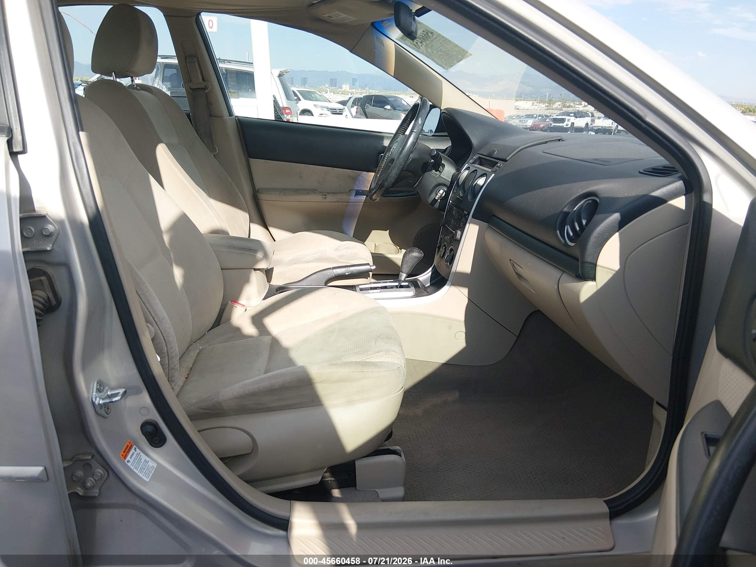 2007 Mazda Mazda6 I Sport Ve Gray vin: 1YVHP80C275M48612