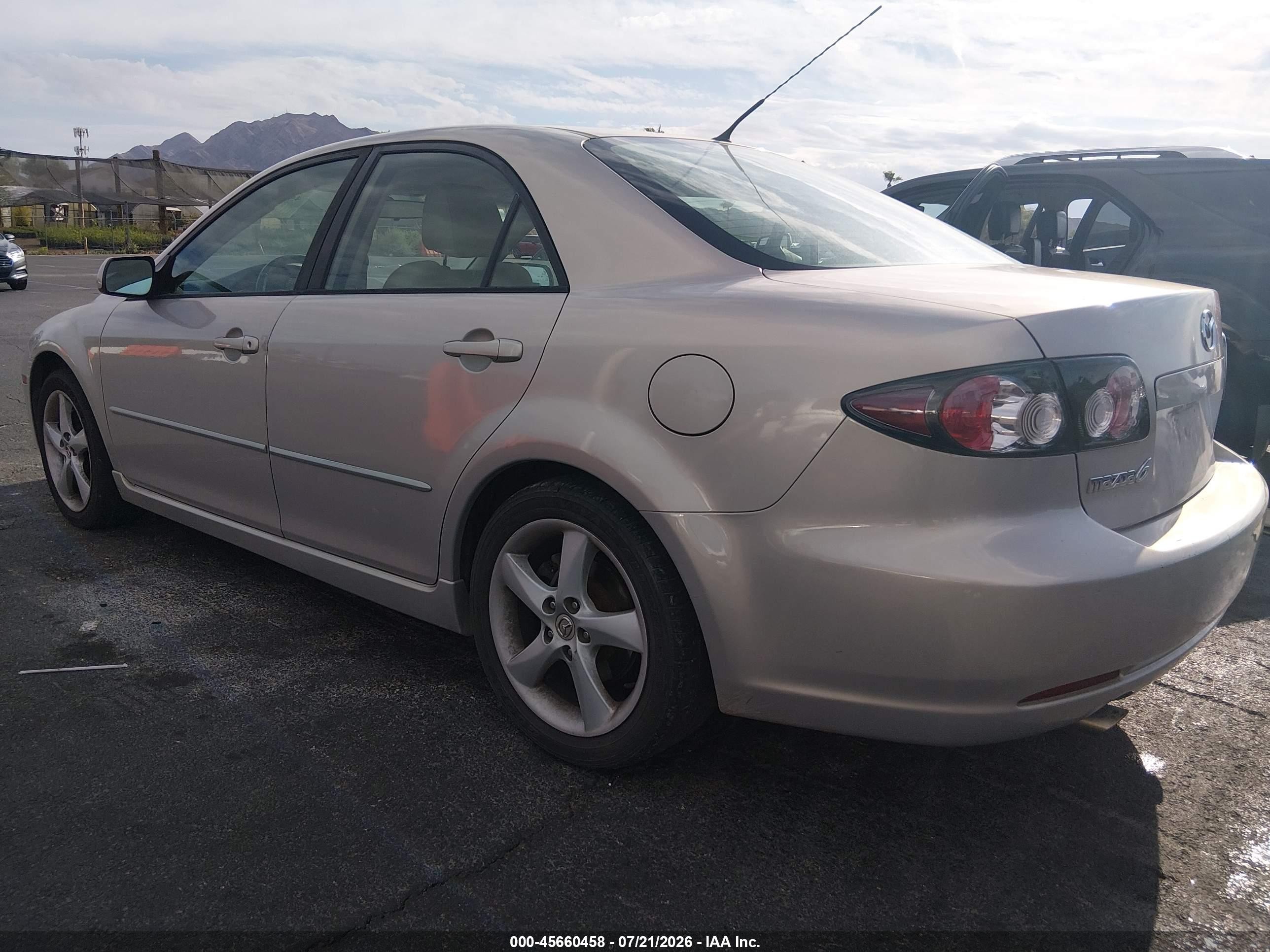 2007 Mazda Mazda6 I Sport Ve Gray vin: 1YVHP80C275M48612