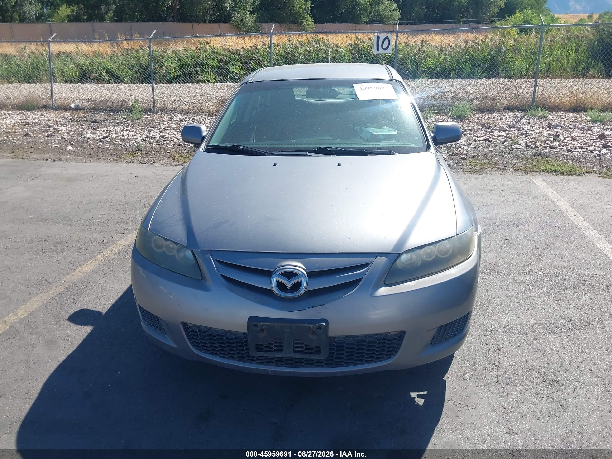 2008 Mazda Mazda6 I Sport Ve Gray vin: 1YVHP80C285M00318