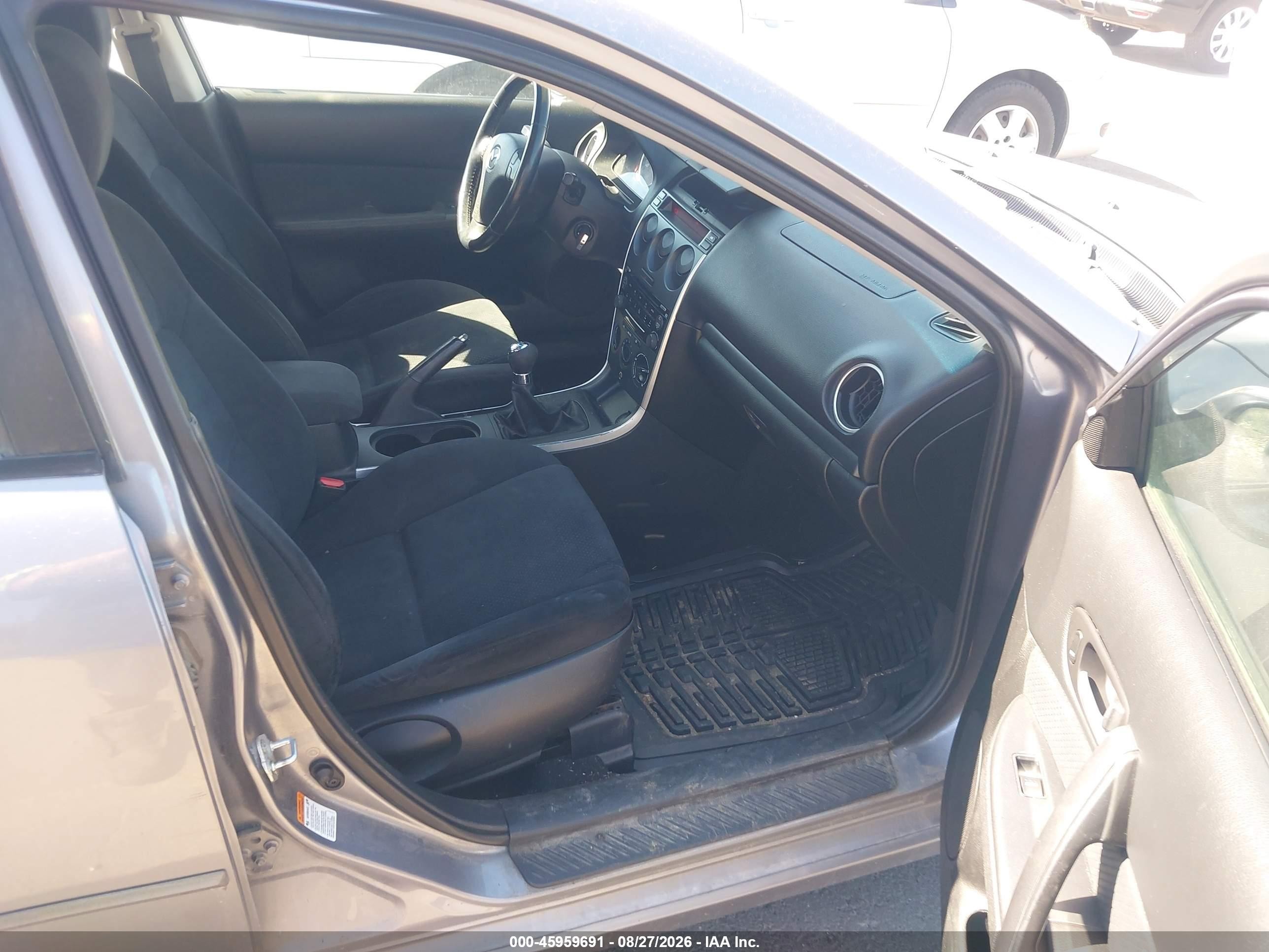 2008 Mazda Mazda6 I Sport Ve Gray vin: 1YVHP80C285M00318