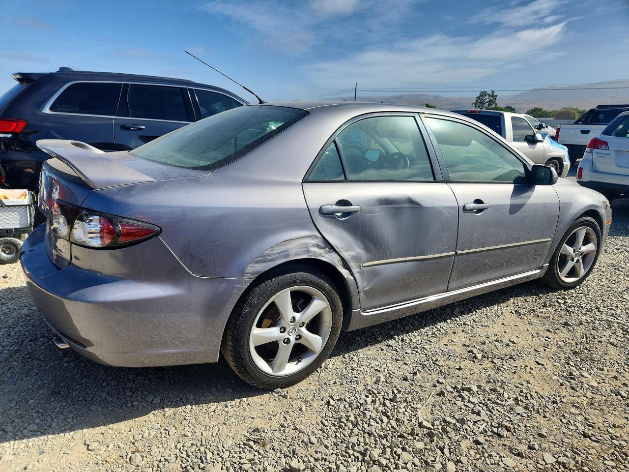 2008 Mazda 6 I Silver vin: 1YVHP80C285M25509