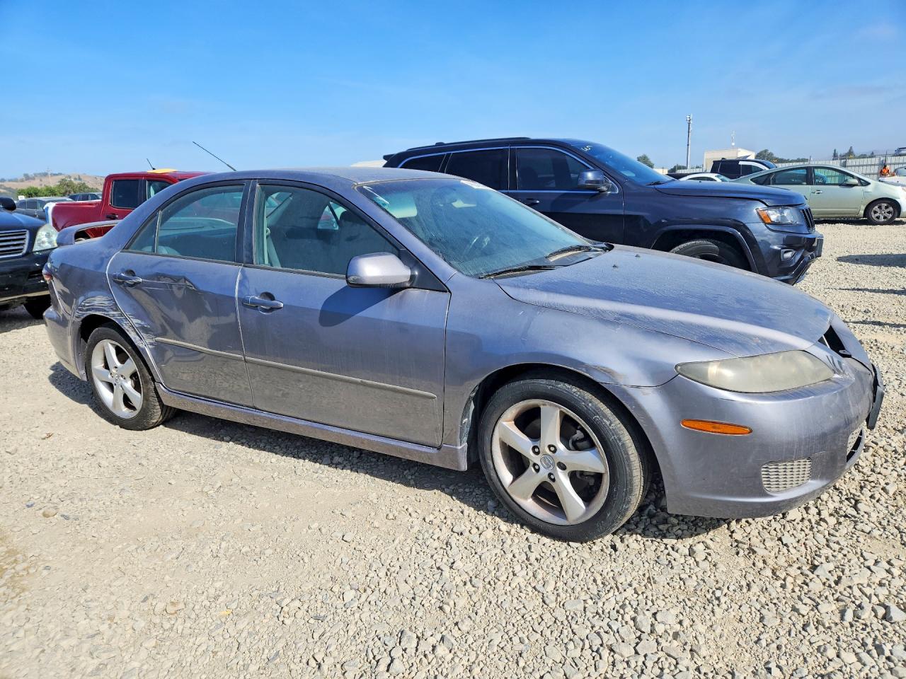 2008 Mazda 6 I Silver vin: 1YVHP80C285M25509