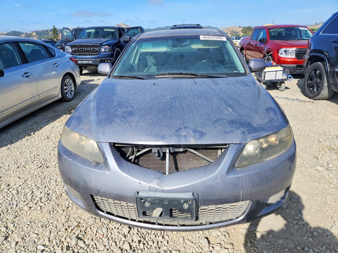 2008 Mazda 6 I Silver vin: 1YVHP80C285M25509