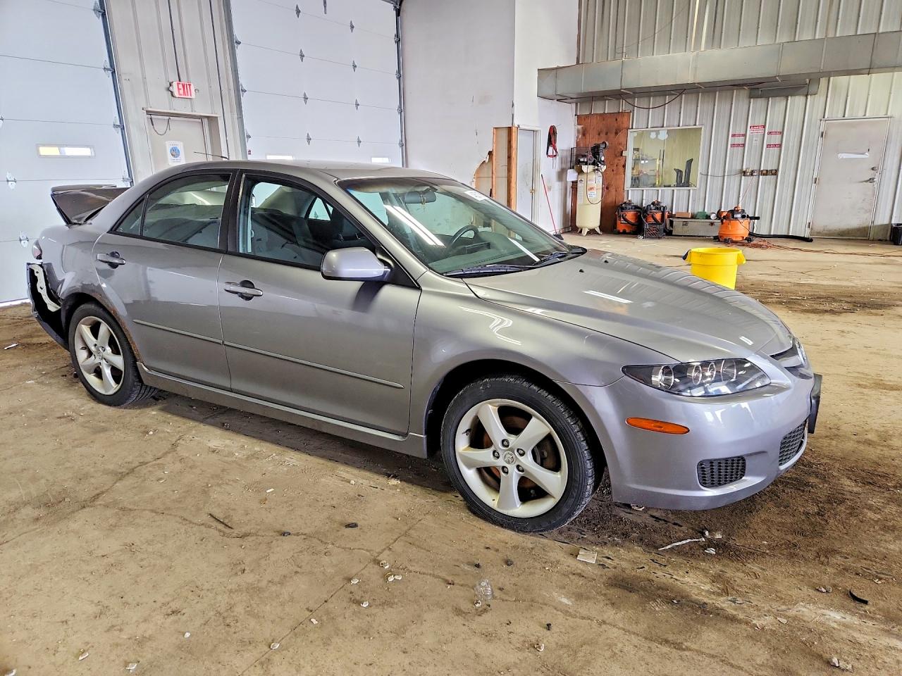 2008 Mazda 6 Gray vin: 1YVHP80C285M38745