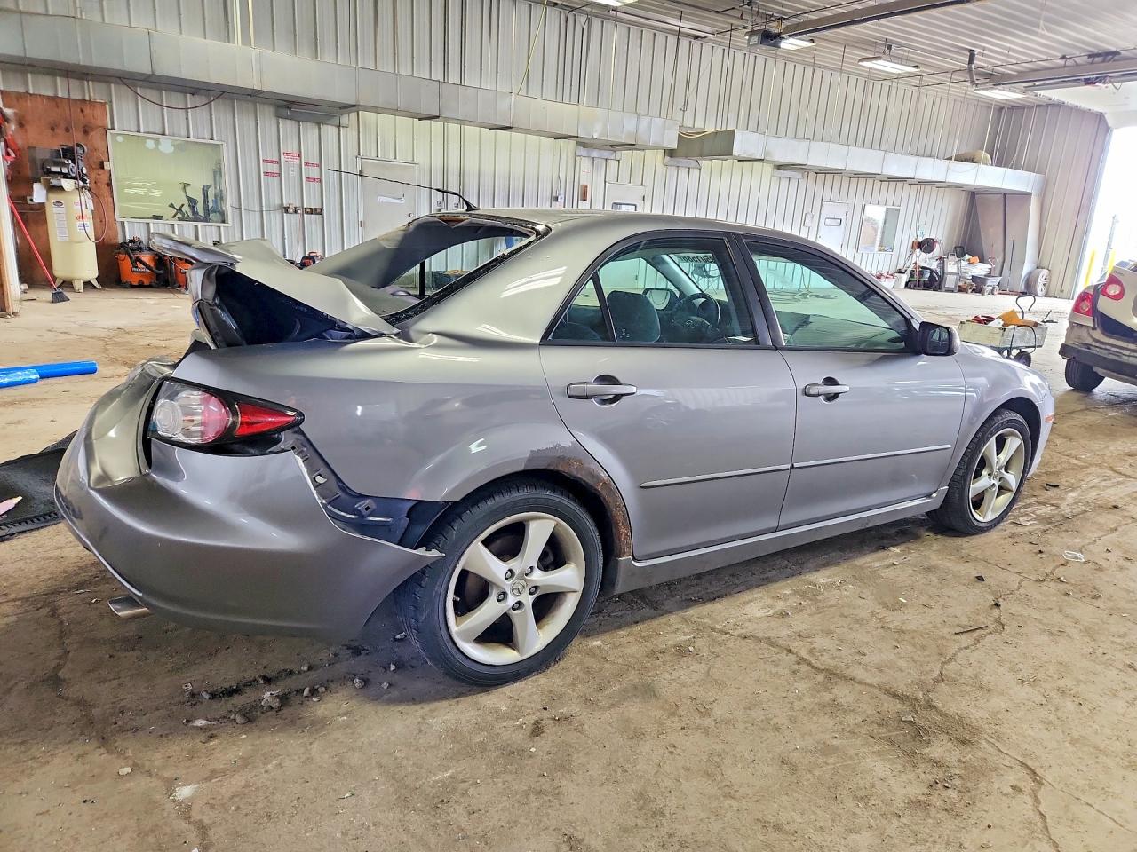 2008 Mazda 6 Gray vin: 1YVHP80C285M38745