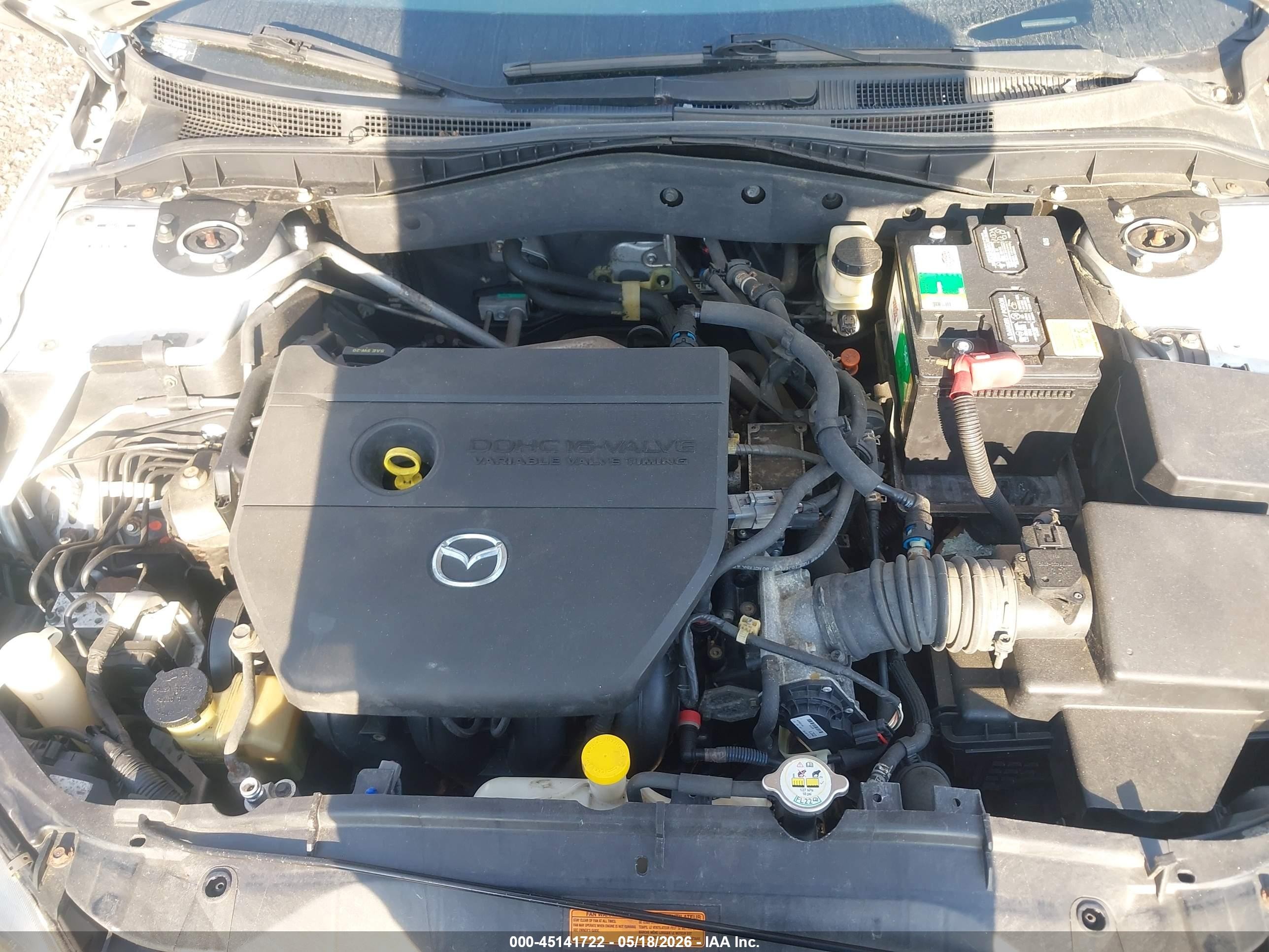 2008 Mazda Mazda6 I Sport Ve Gray vin: 1YVHP80C285M40107