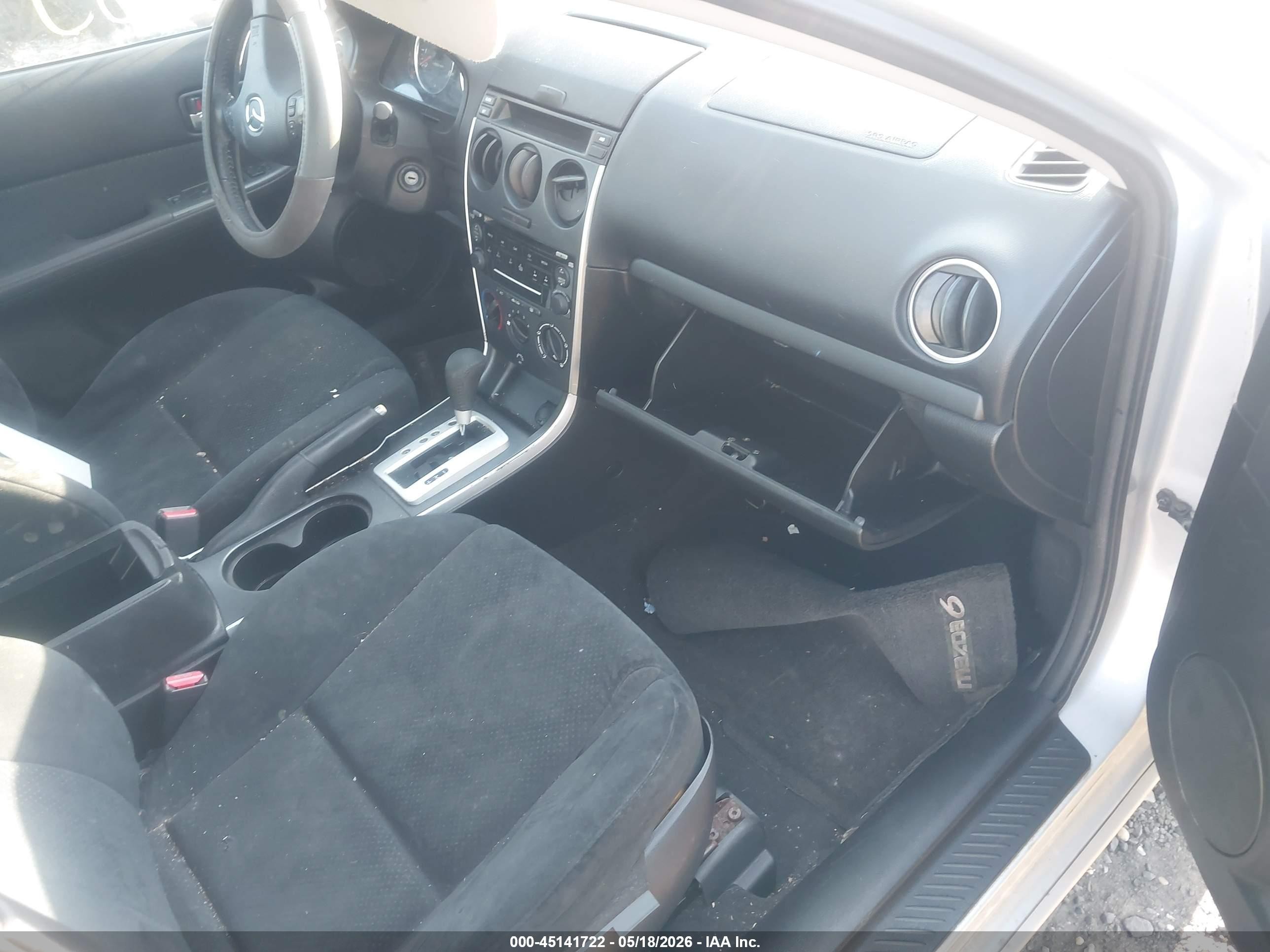 2008 Mazda Mazda6 I Sport Ve Gray vin: 1YVHP80C285M40107