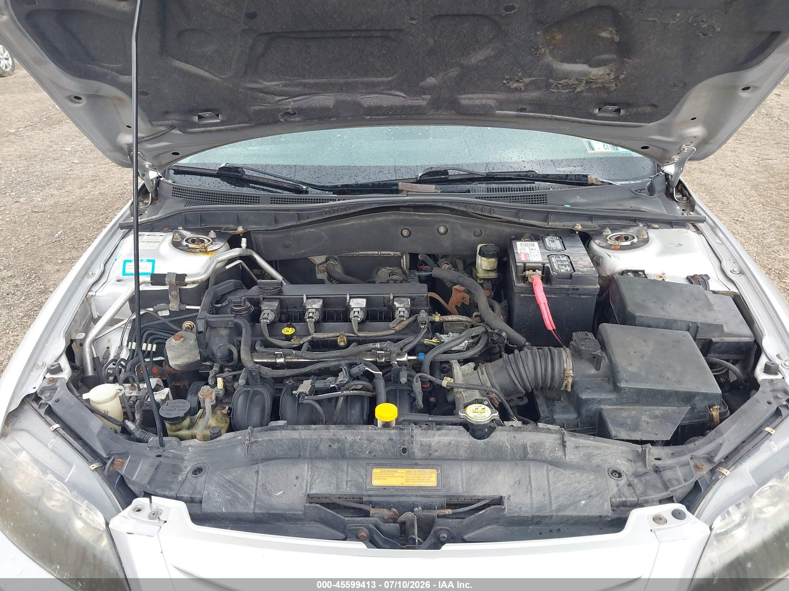 2008 Mazda Mazda6 I Sport Ve Silver vin: 1YVHP80C285M44383