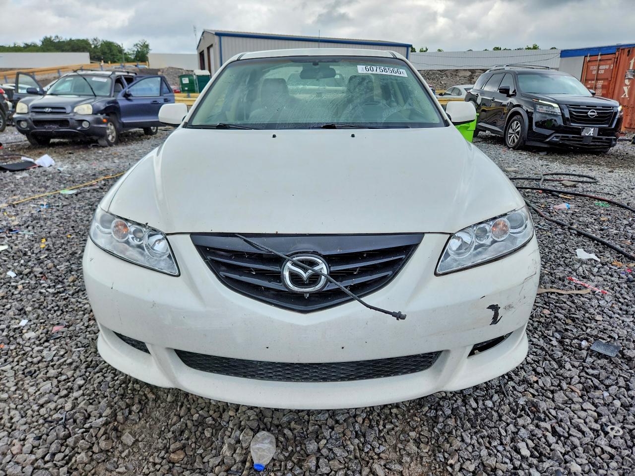 2005 Mazda 6 I Белый vin: 1YVHP80C355M34697