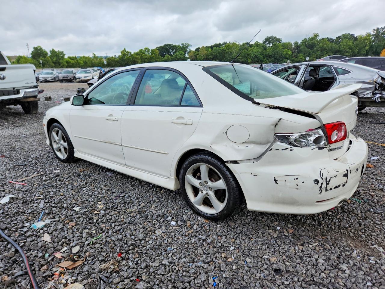 2005 Mazda 6 I Белый vin: 1YVHP80C355M34697