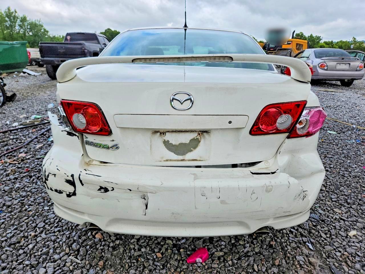 2005 Mazda 6 I Белый vin: 1YVHP80C355M34697