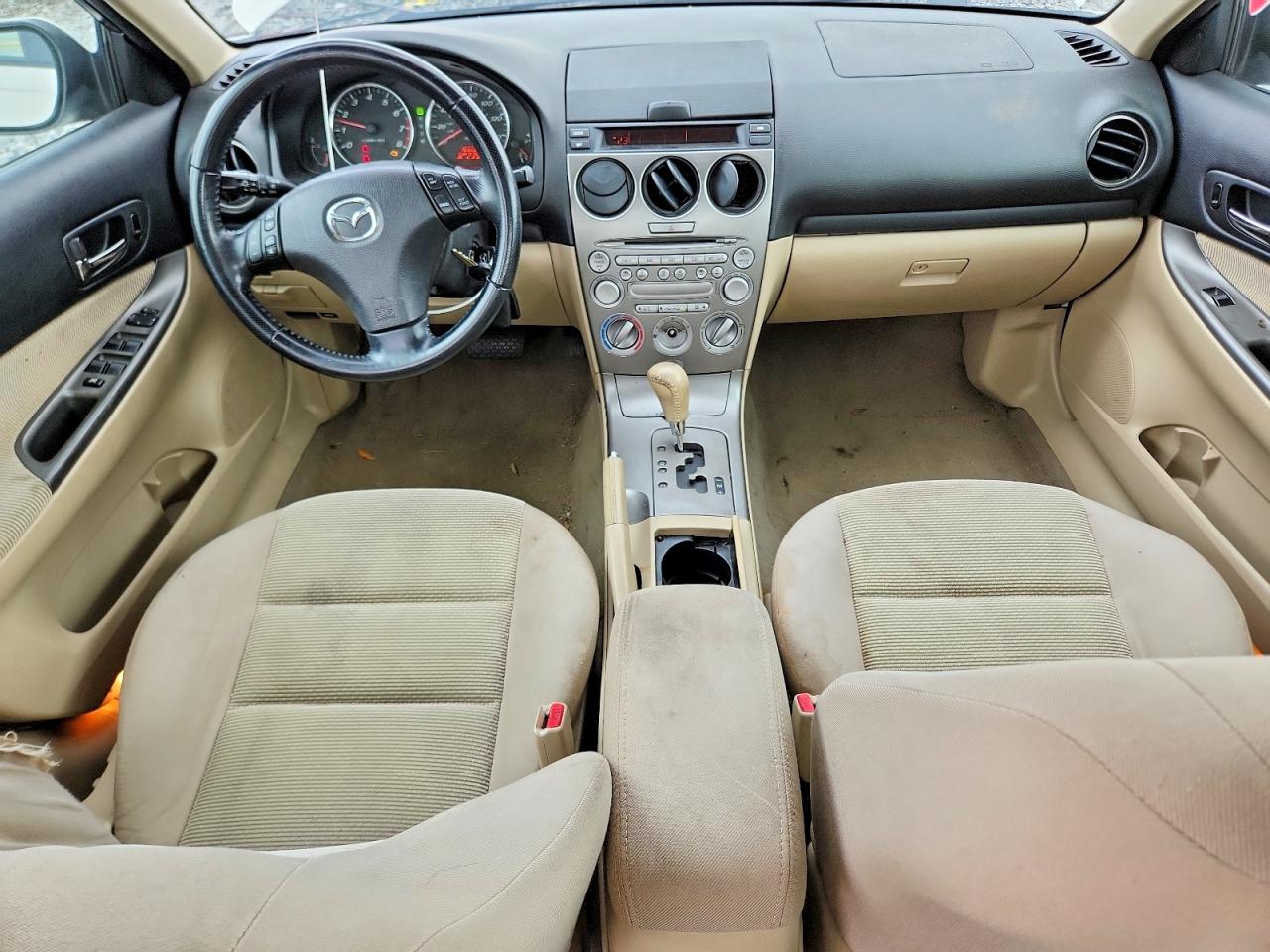 2005 Mazda 6 I Белый vin: 1YVHP80C355M34697