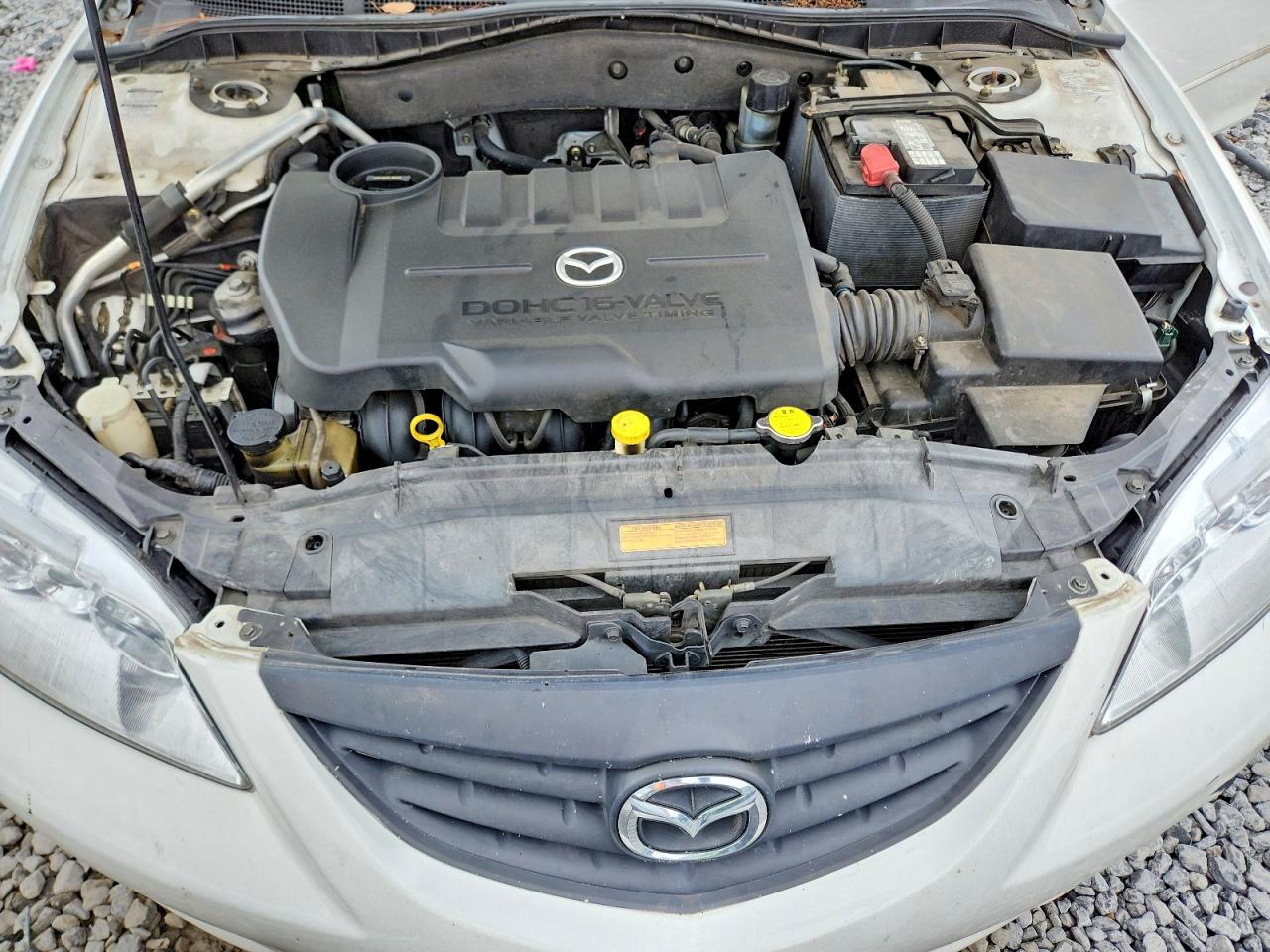 2005 Mazda 6 I Белый vin: 1YVHP80C355M34697
