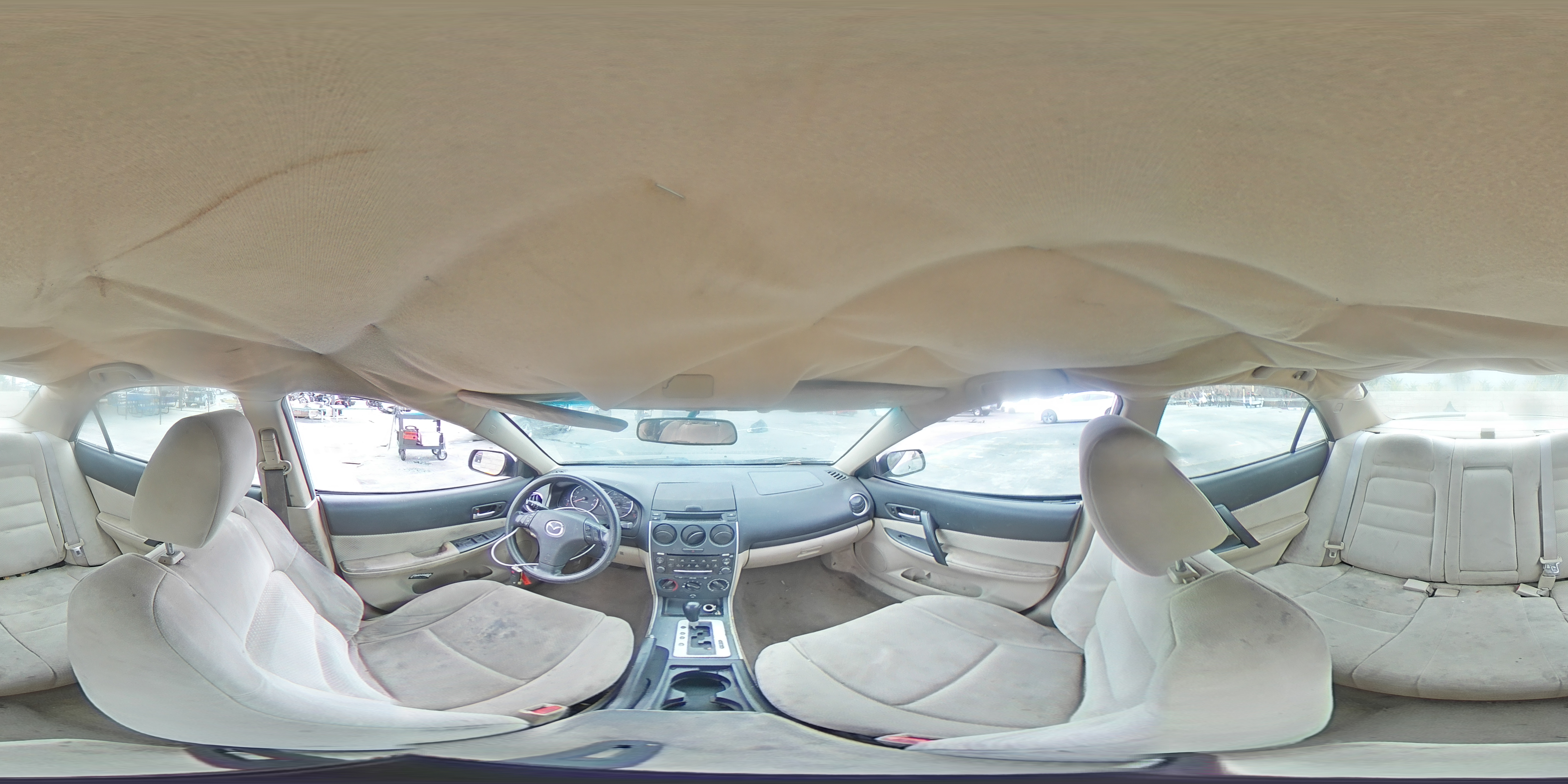 2007 Mazd 6 Beige vin: 1YVHP80C375M25193