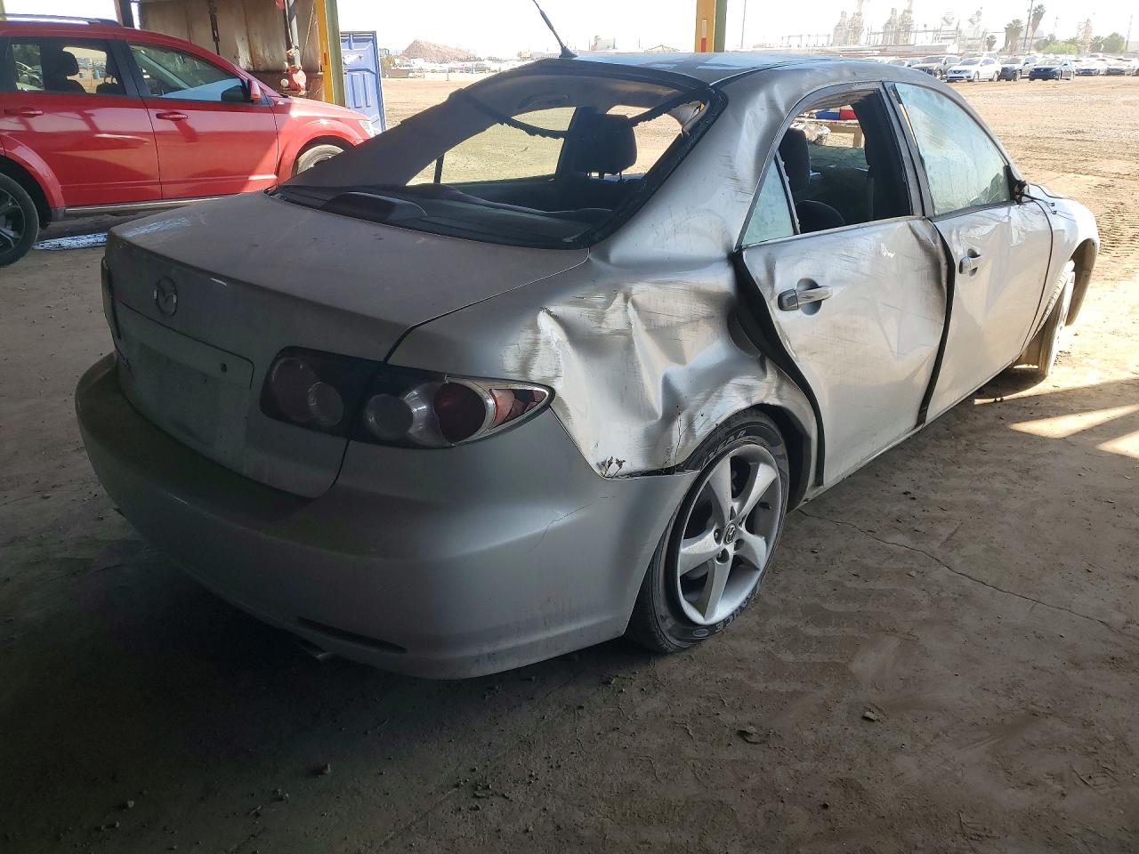 2007 Mazda 6 I Серебряный vin: 1YVHP80C375M41622