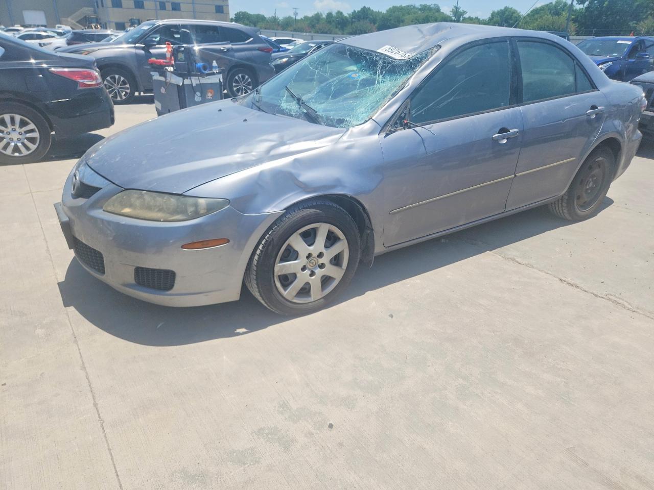 2007 Mazda 6 I Silver vin: 1YVHP80C375M52541