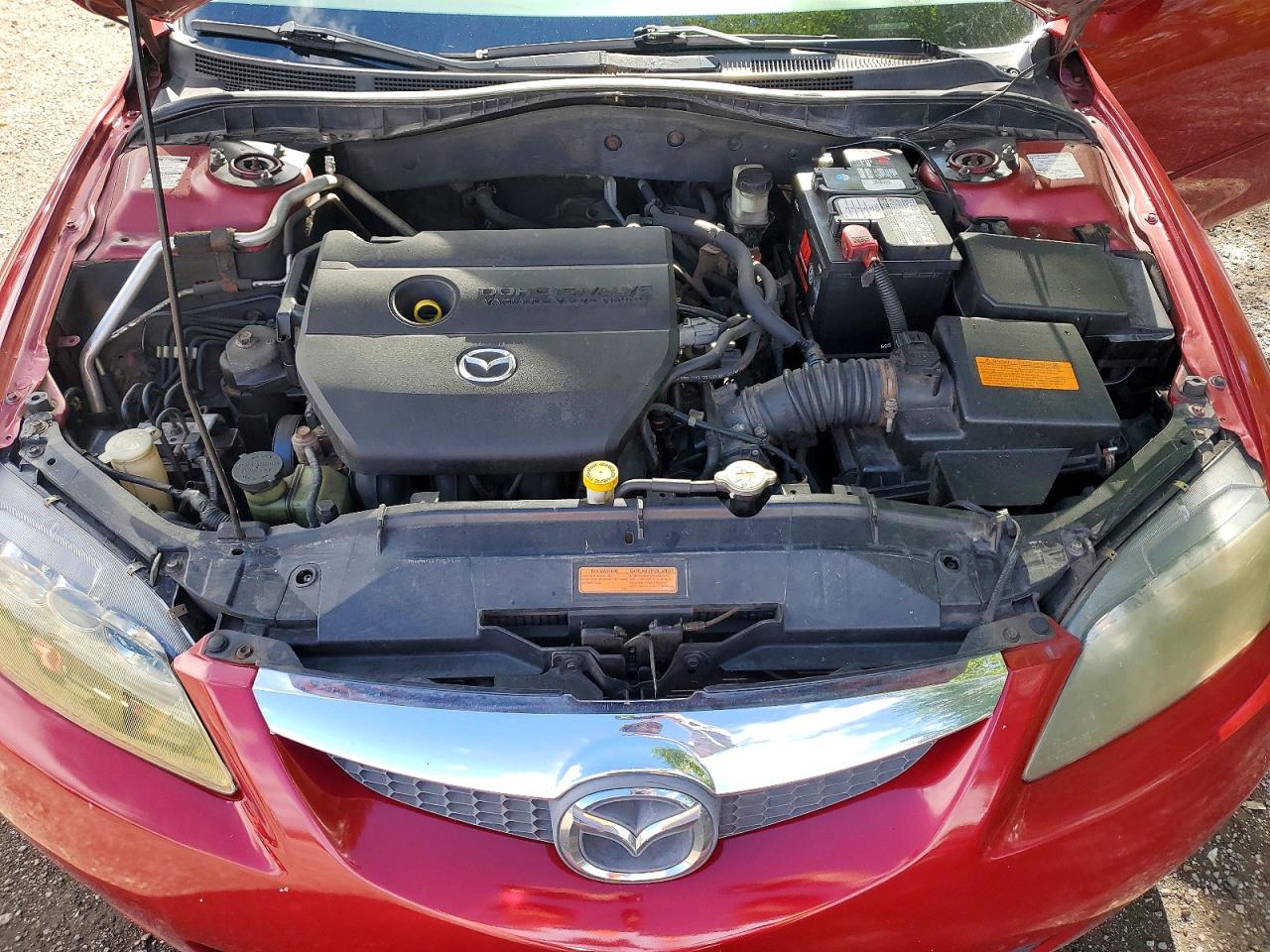 2007 Mazda 6 I Red vin: 1YVHP80C375M61840