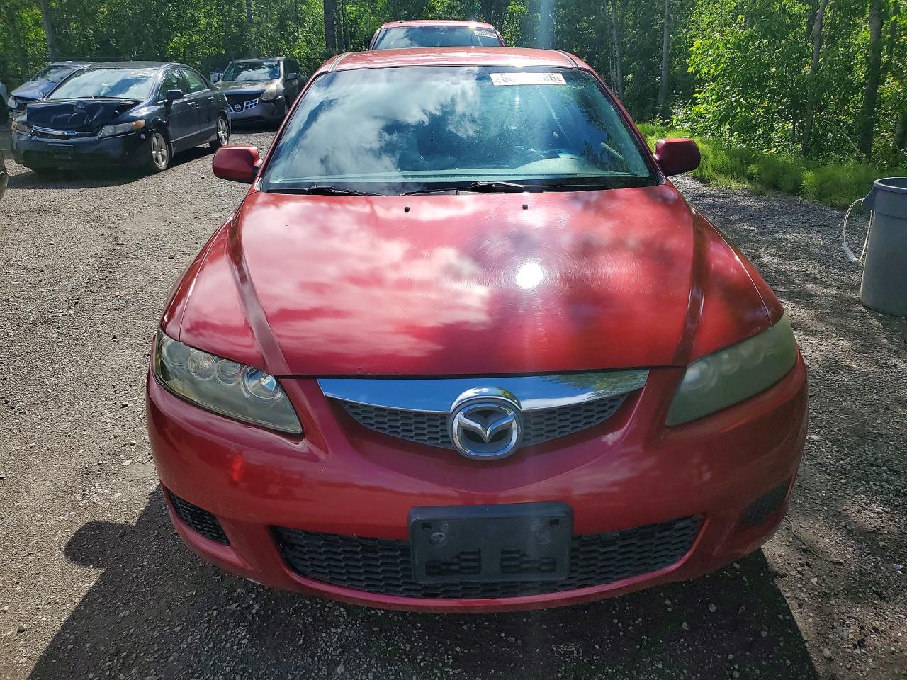 2007 Mazda 6 I Red vin: 1YVHP80C375M61840