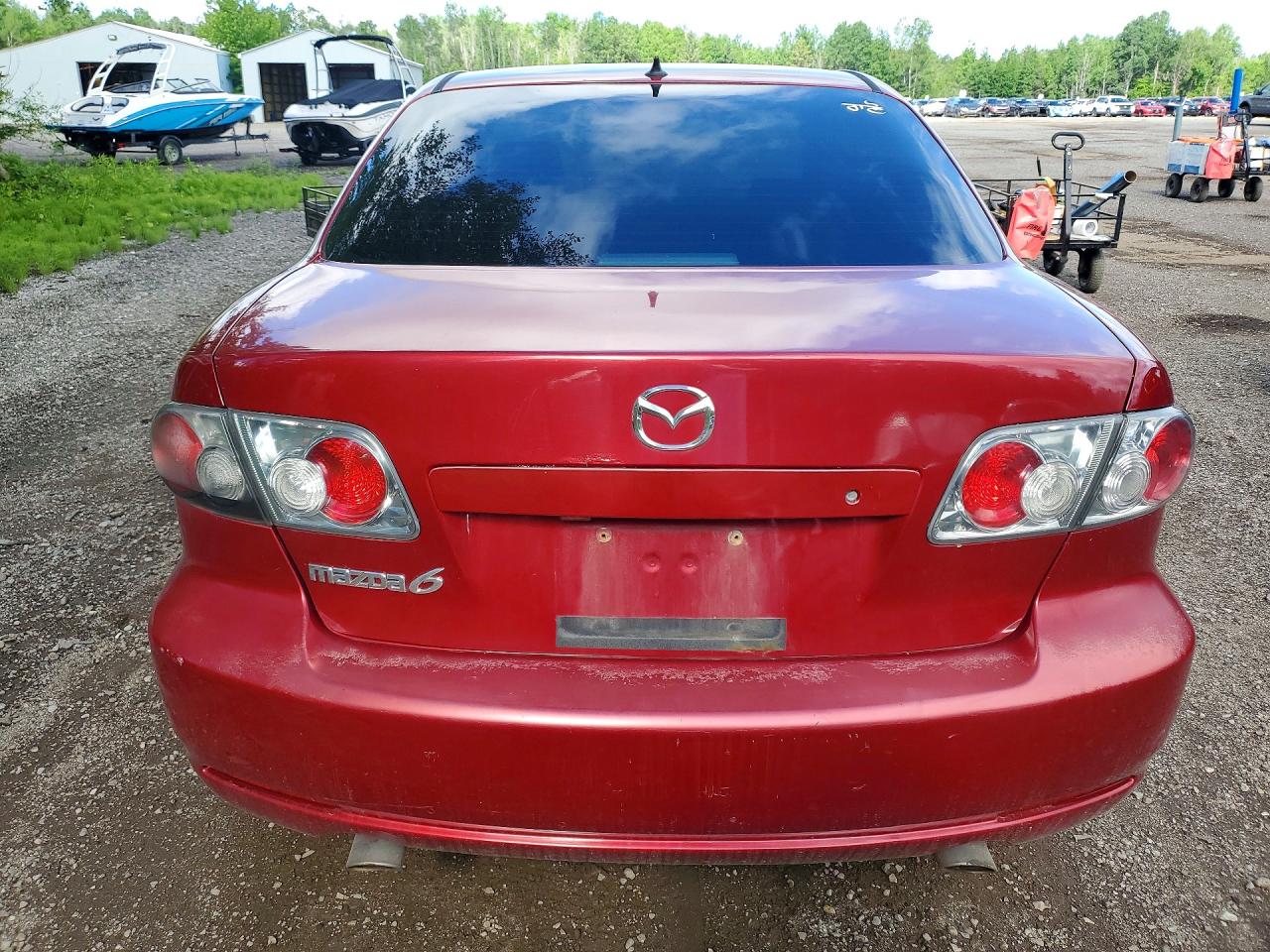 2007 Mazda 6 I Red vin: 1YVHP80C375M61840