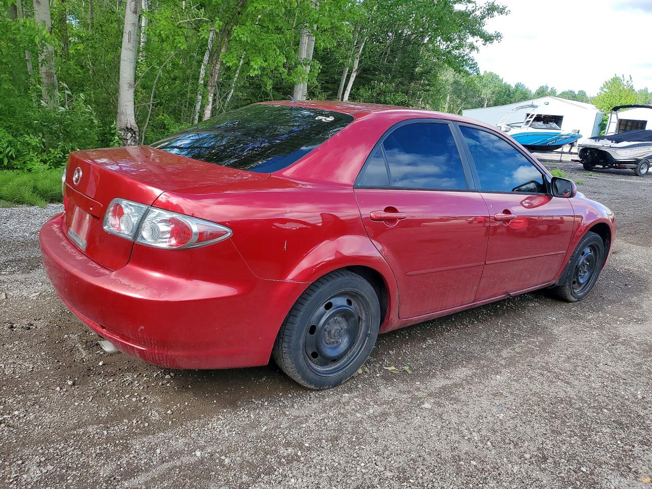 2007 Mazda 6 I Red vin: 1YVHP80C375M61840