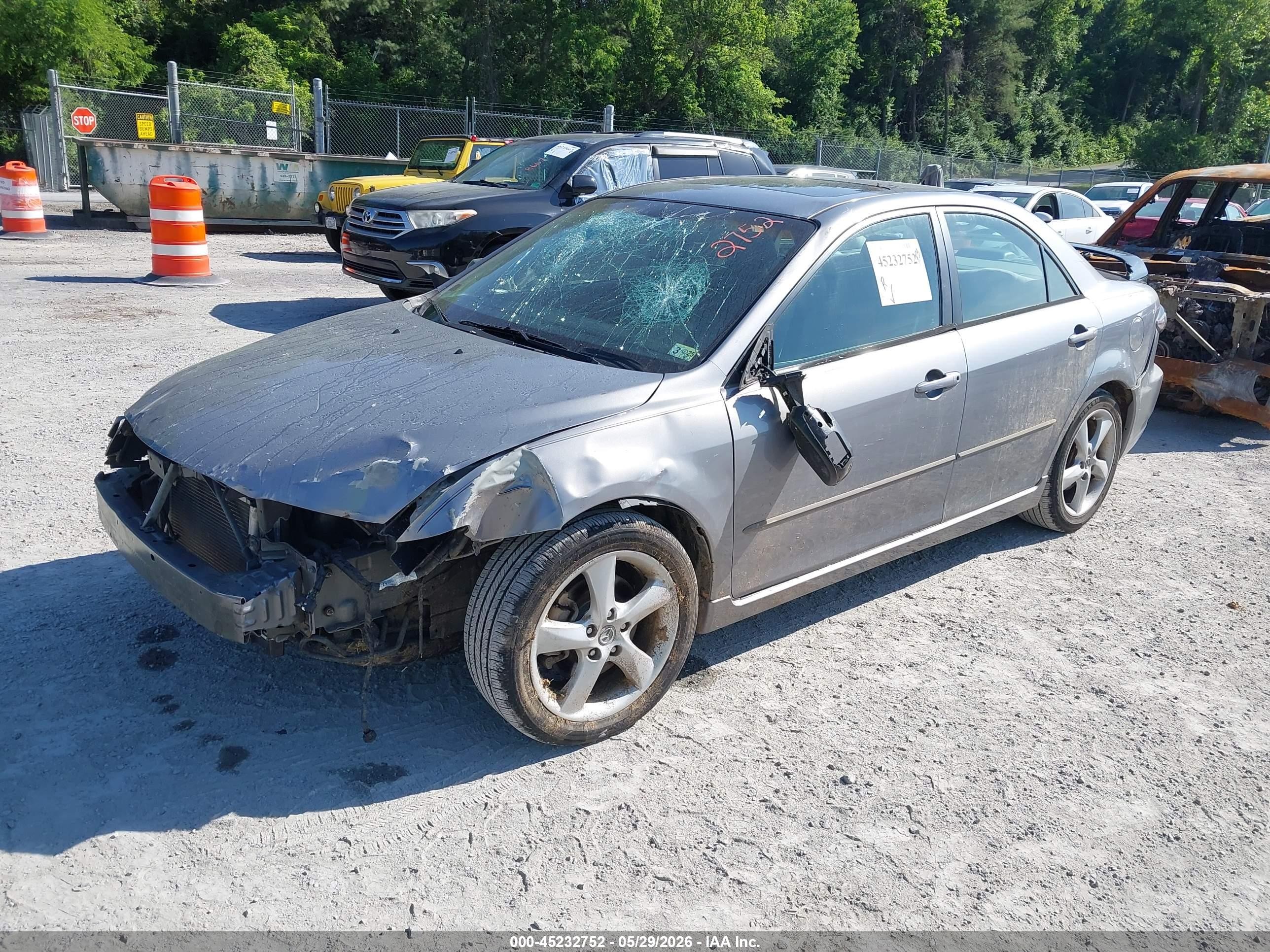2008 Mazda Mazda6 I Sport Ve Серебряный vin: 1YVHP80C385M05799