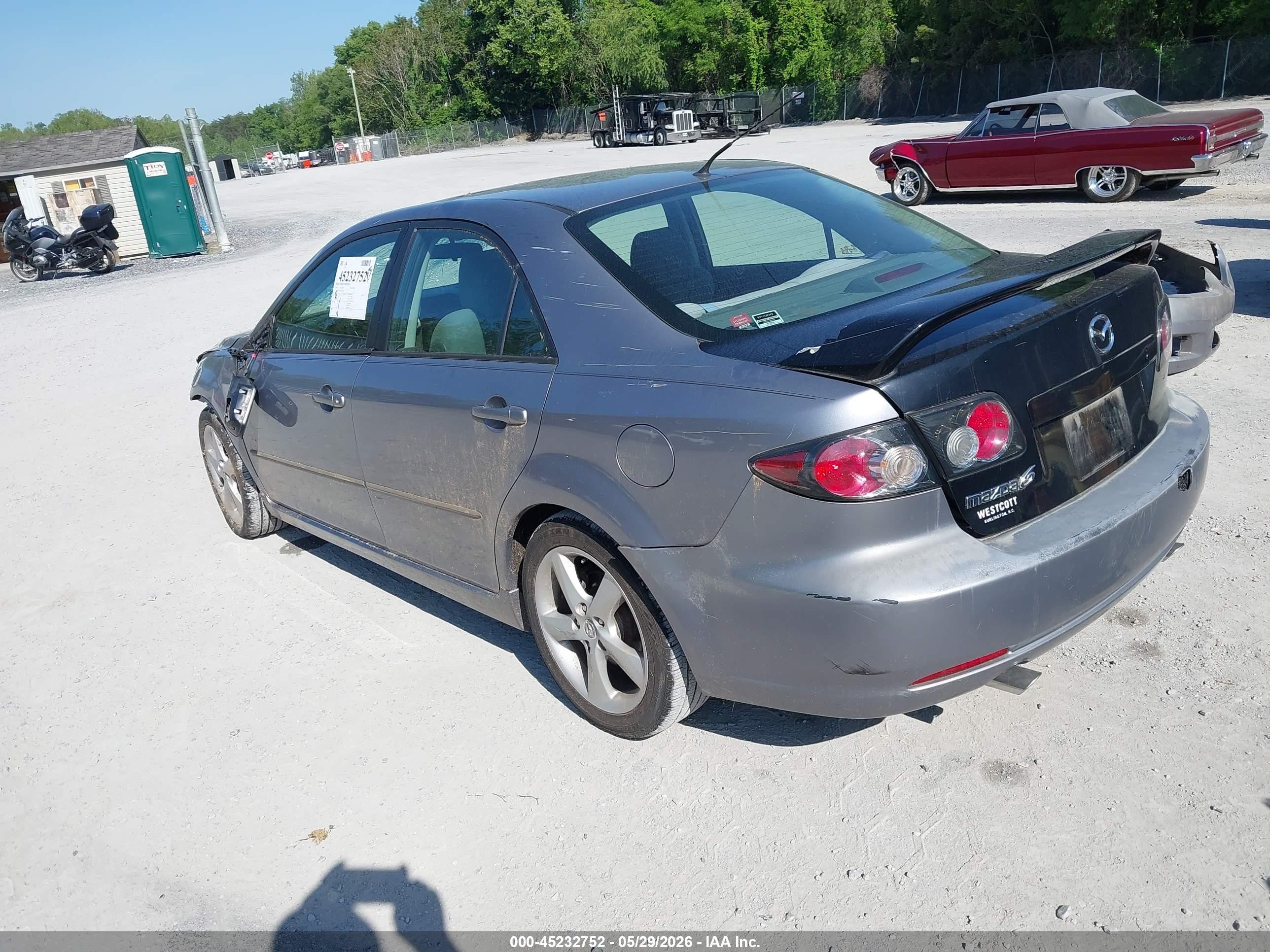2008 Mazda Mazda6 I Sport Ve Серебряный vin: 1YVHP80C385M05799
