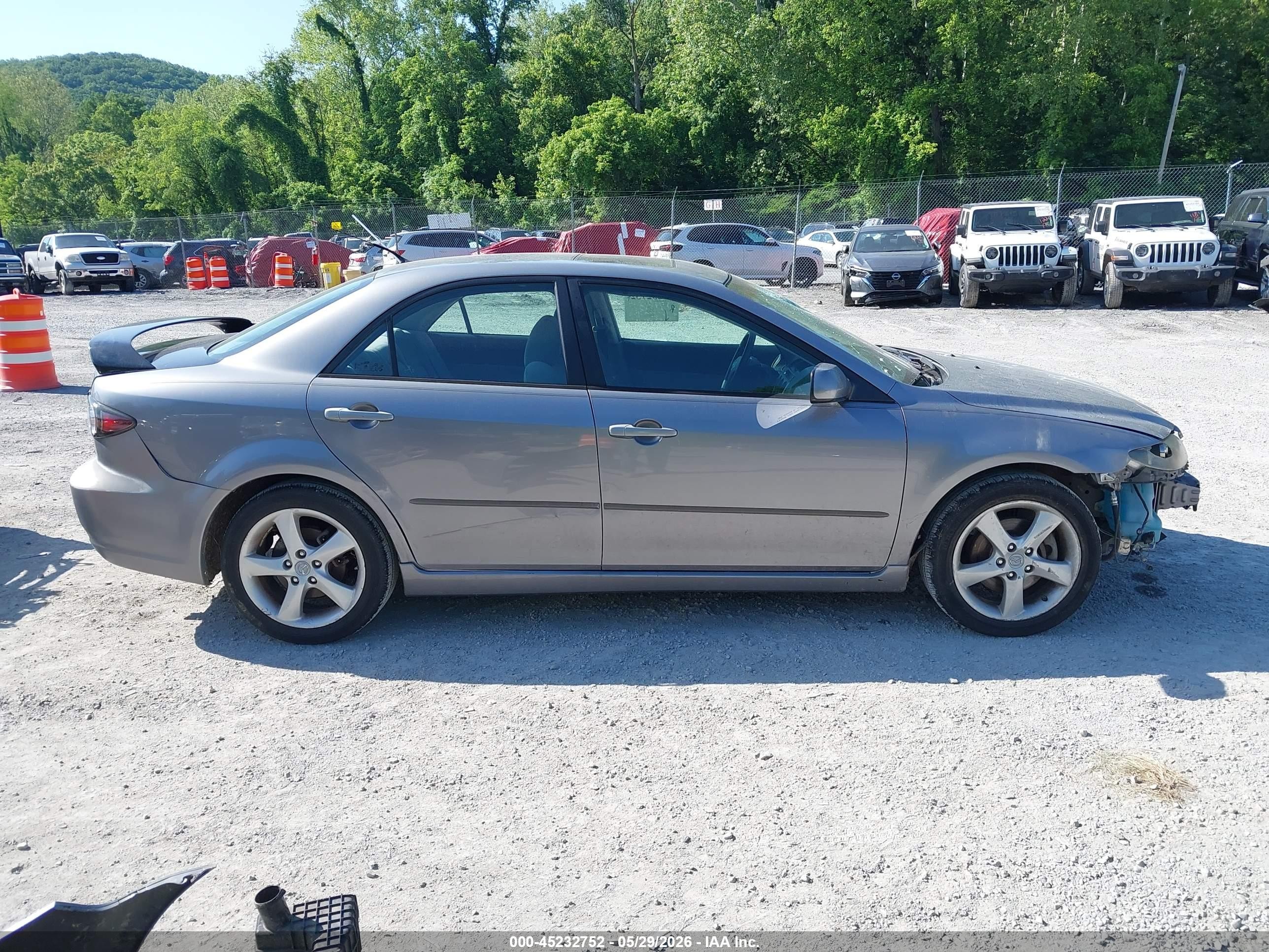 2008 Mazda Mazda6 I Sport Ve Серебряный vin: 1YVHP80C385M05799
