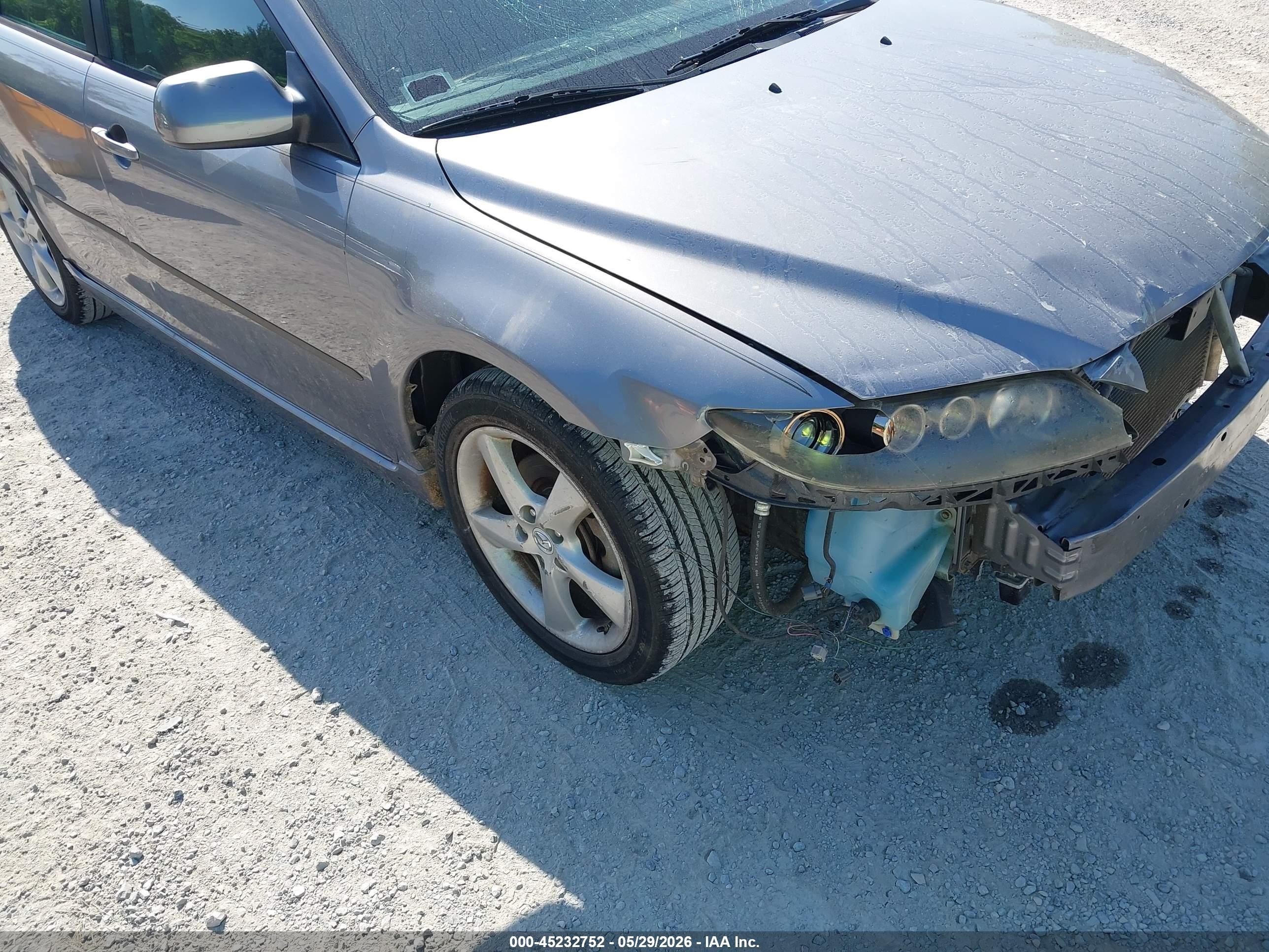 2008 Mazda Mazda6 I Sport Ve Серебряный vin: 1YVHP80C385M05799