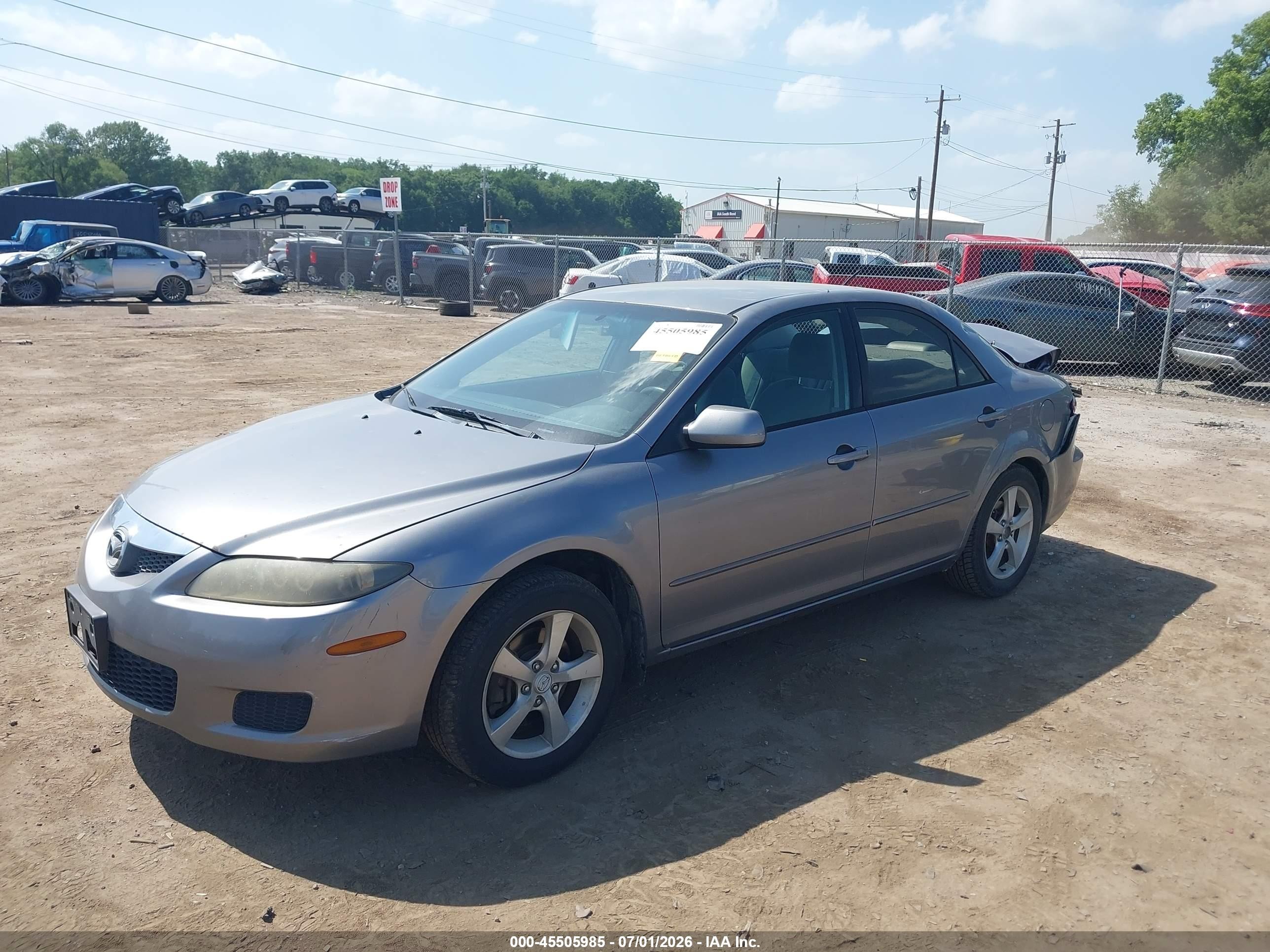 2007 Mazda Mazda6 I Sport Silver vin: 1YVHP80C475M07298
