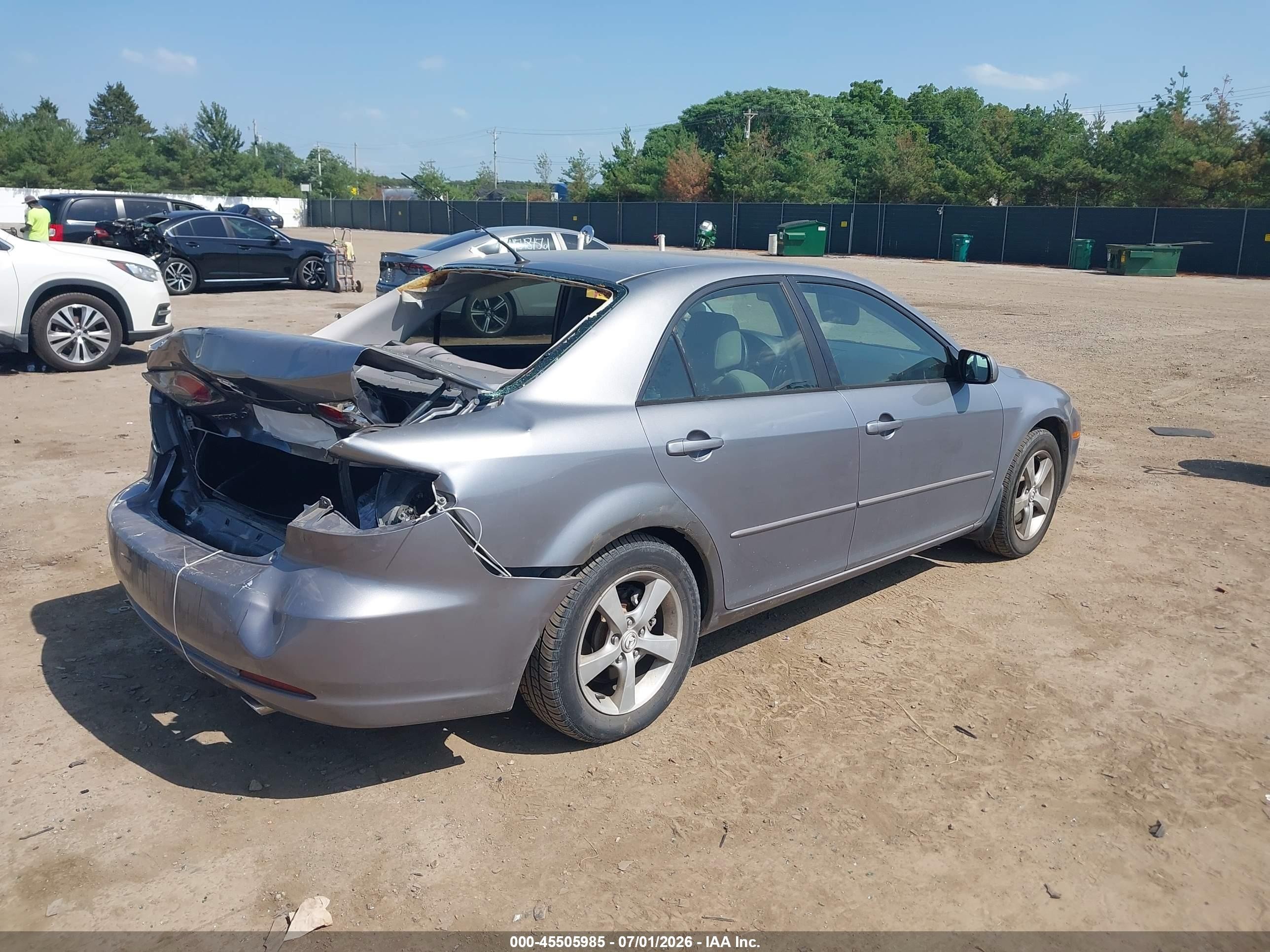 2007 Mazda Mazda6 I Sport Silver vin: 1YVHP80C475M07298