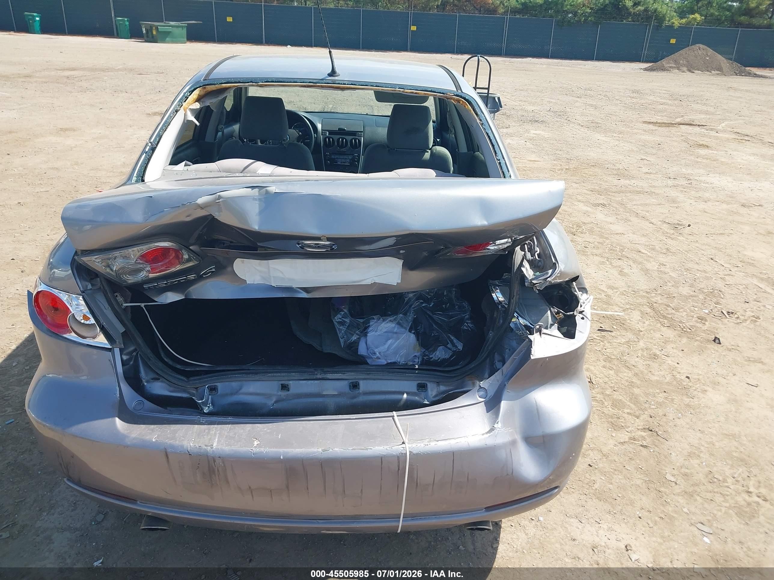2007 Mazda Mazda6 I Sport Silver vin: 1YVHP80C475M07298