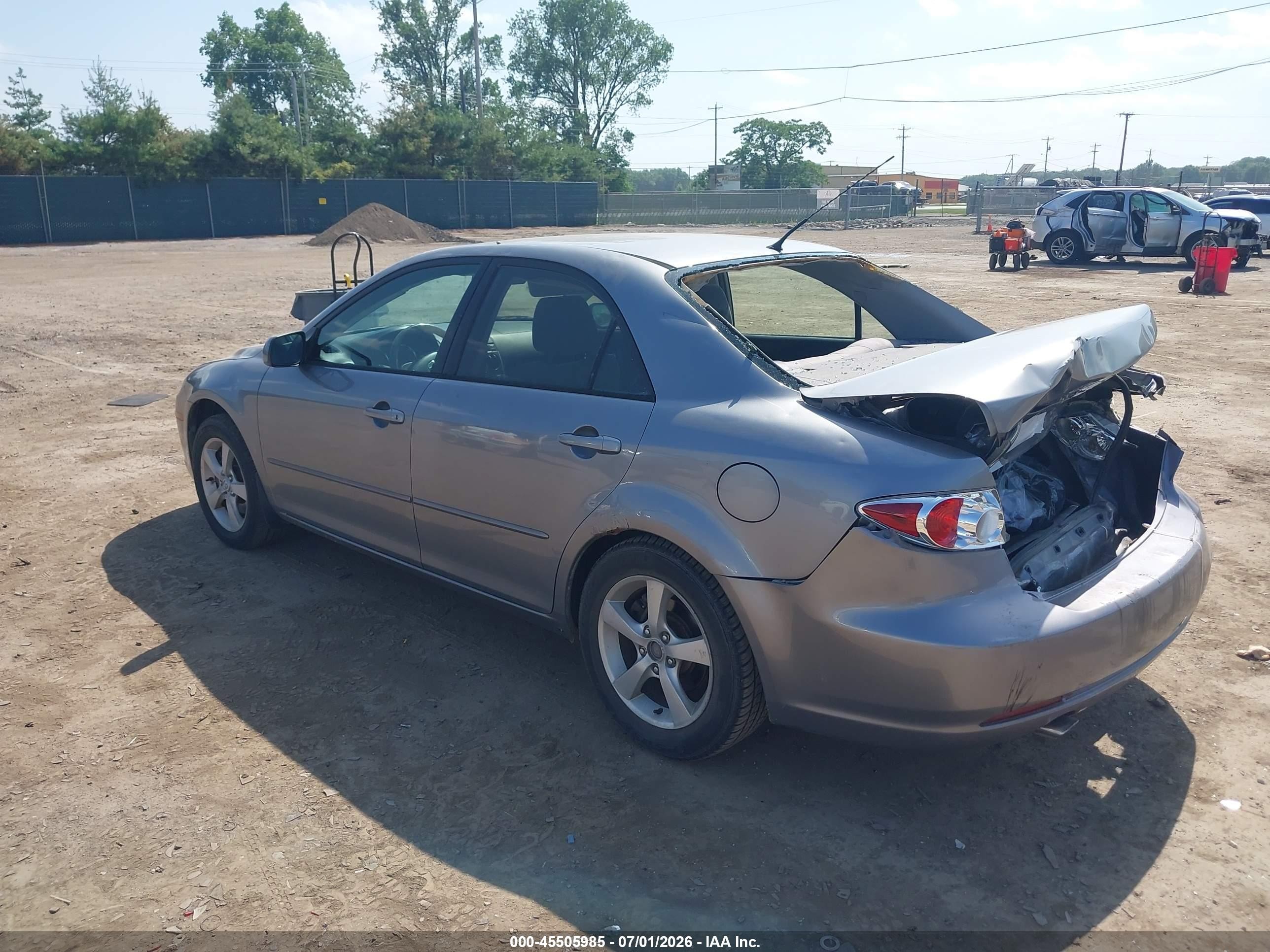 2007 Mazda Mazda6 I Sport Silver vin: 1YVHP80C475M07298
