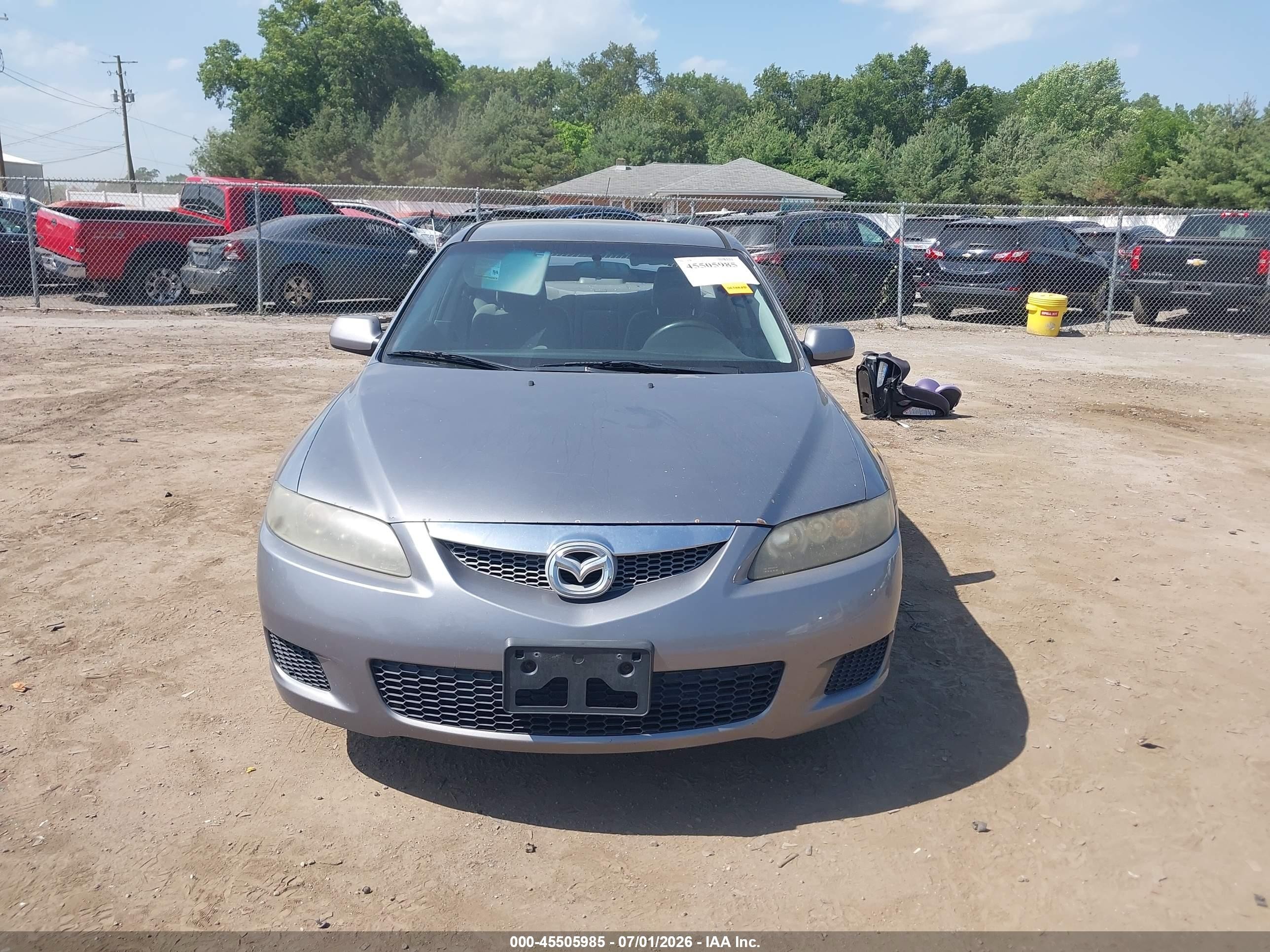 2007 Mazda Mazda6 I Sport Silver vin: 1YVHP80C475M07298