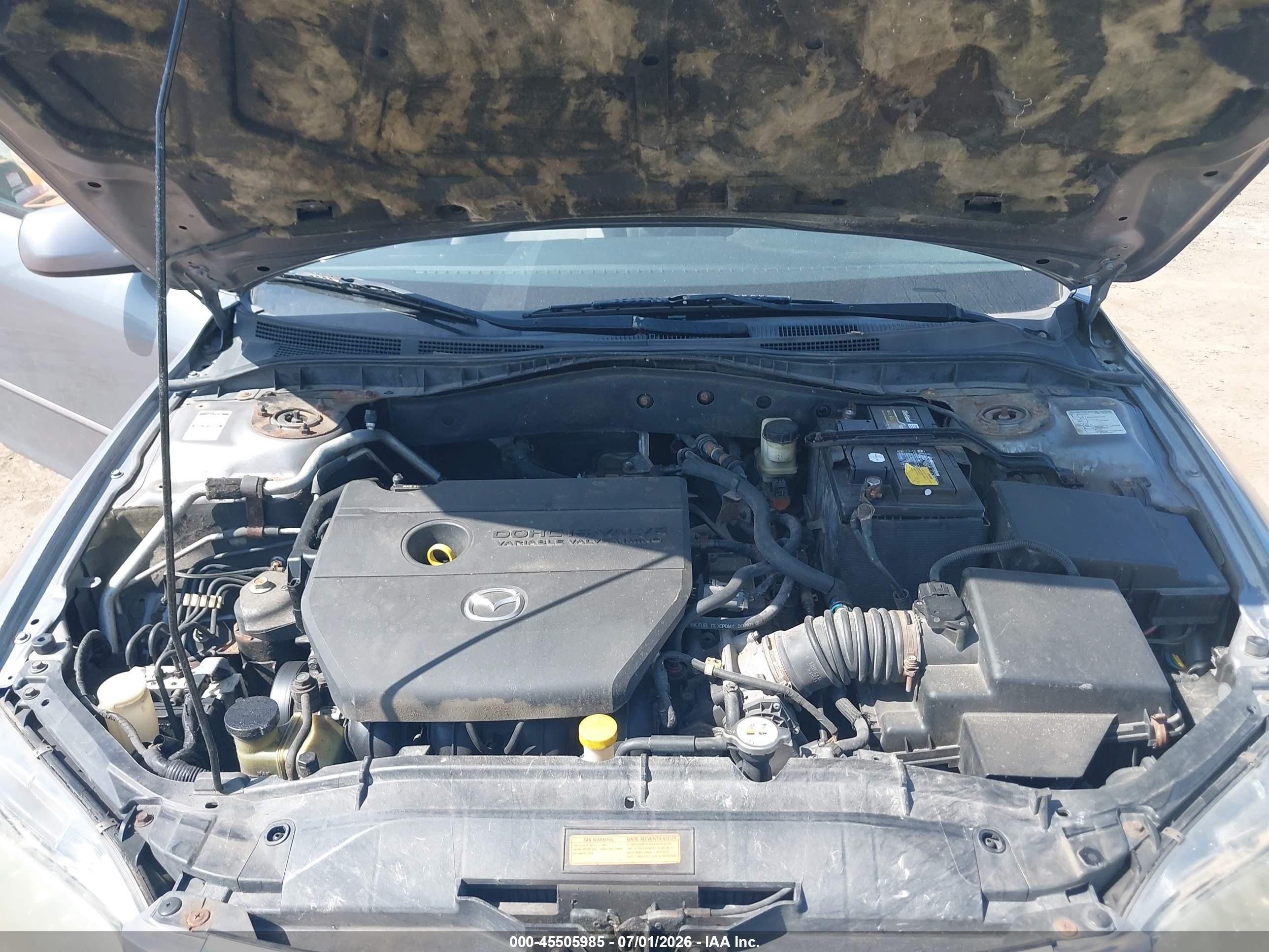 2007 Mazda Mazda6 I Sport Silver vin: 1YVHP80C475M07298