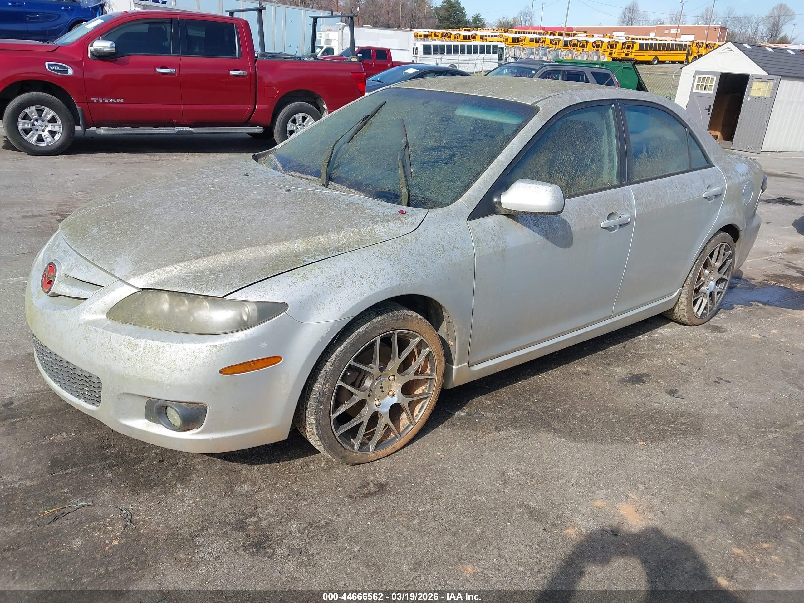 2007 Mazda Mazda6 I Sport Ve Серебряный vin: 1YVHP80C475M13263