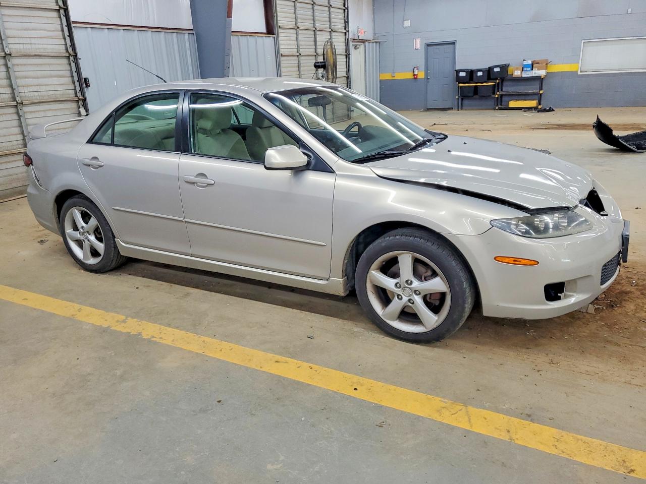 2007 Mazda 6 I Silver vin: 1YVHP80C475M19175