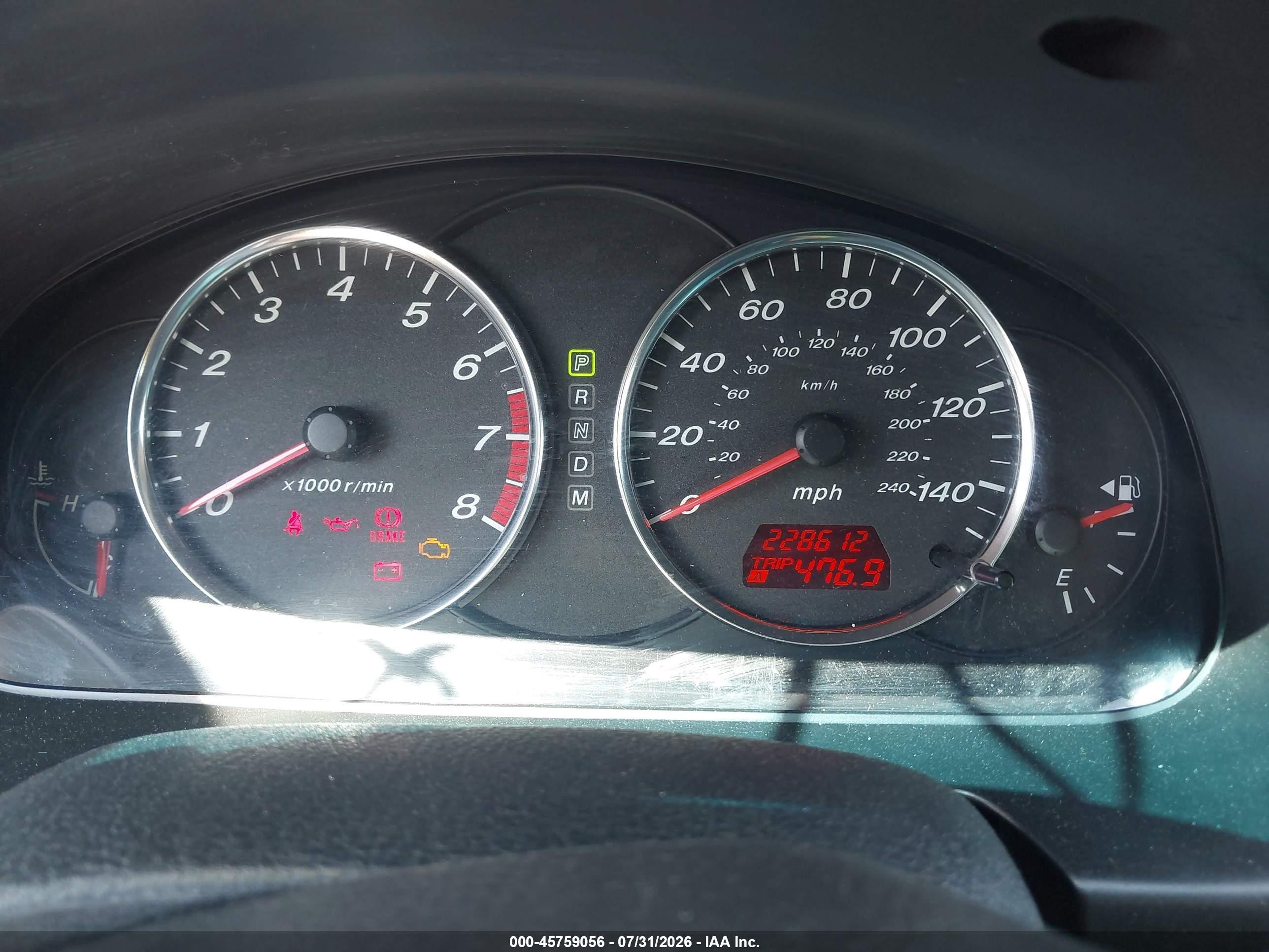 2007 Mazda Mazda6 I Sport Ve Black vin: 1YVHP80C475M26899