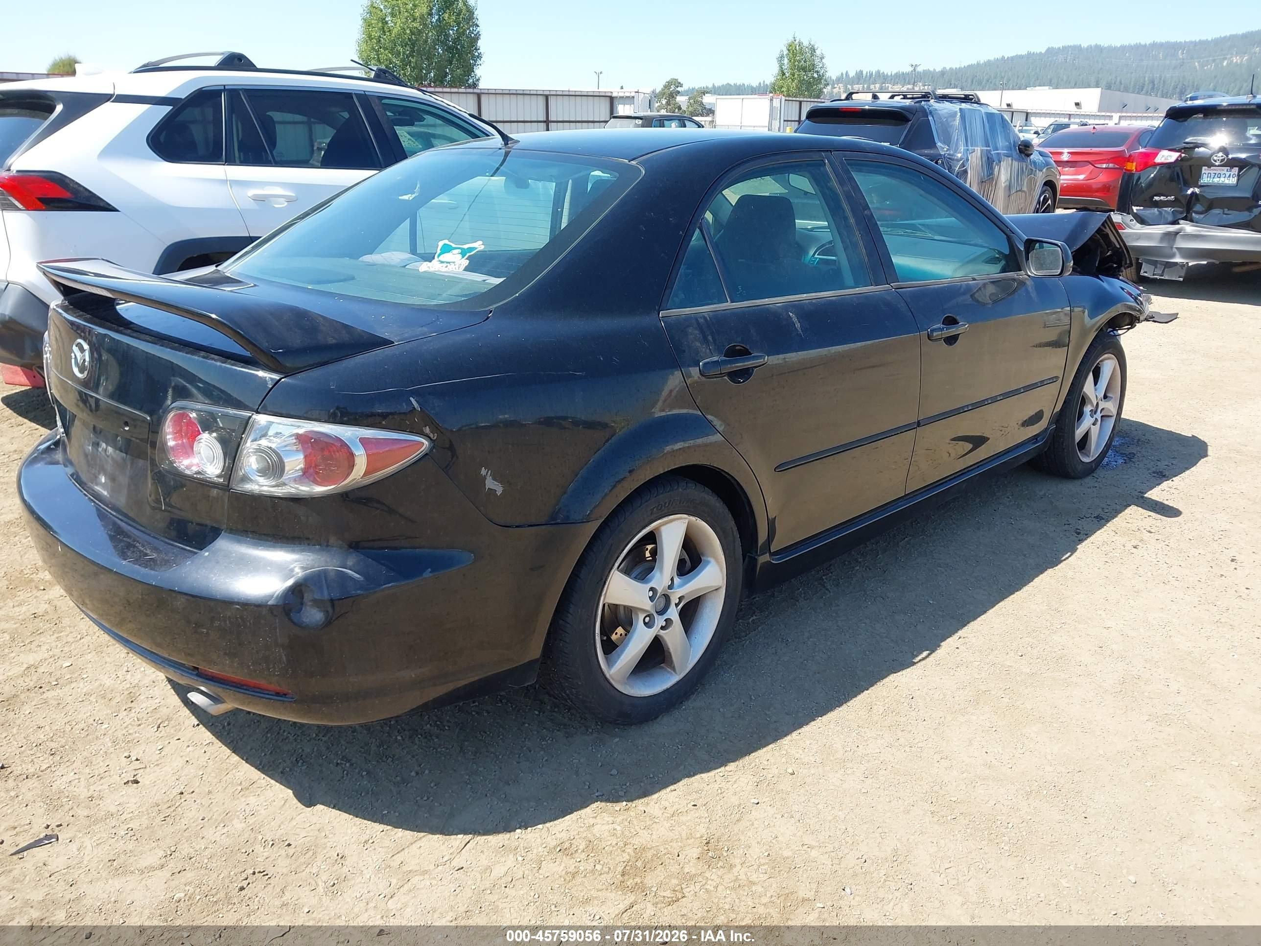 2007 Mazda Mazda6 I Sport Ve Black vin: 1YVHP80C475M26899