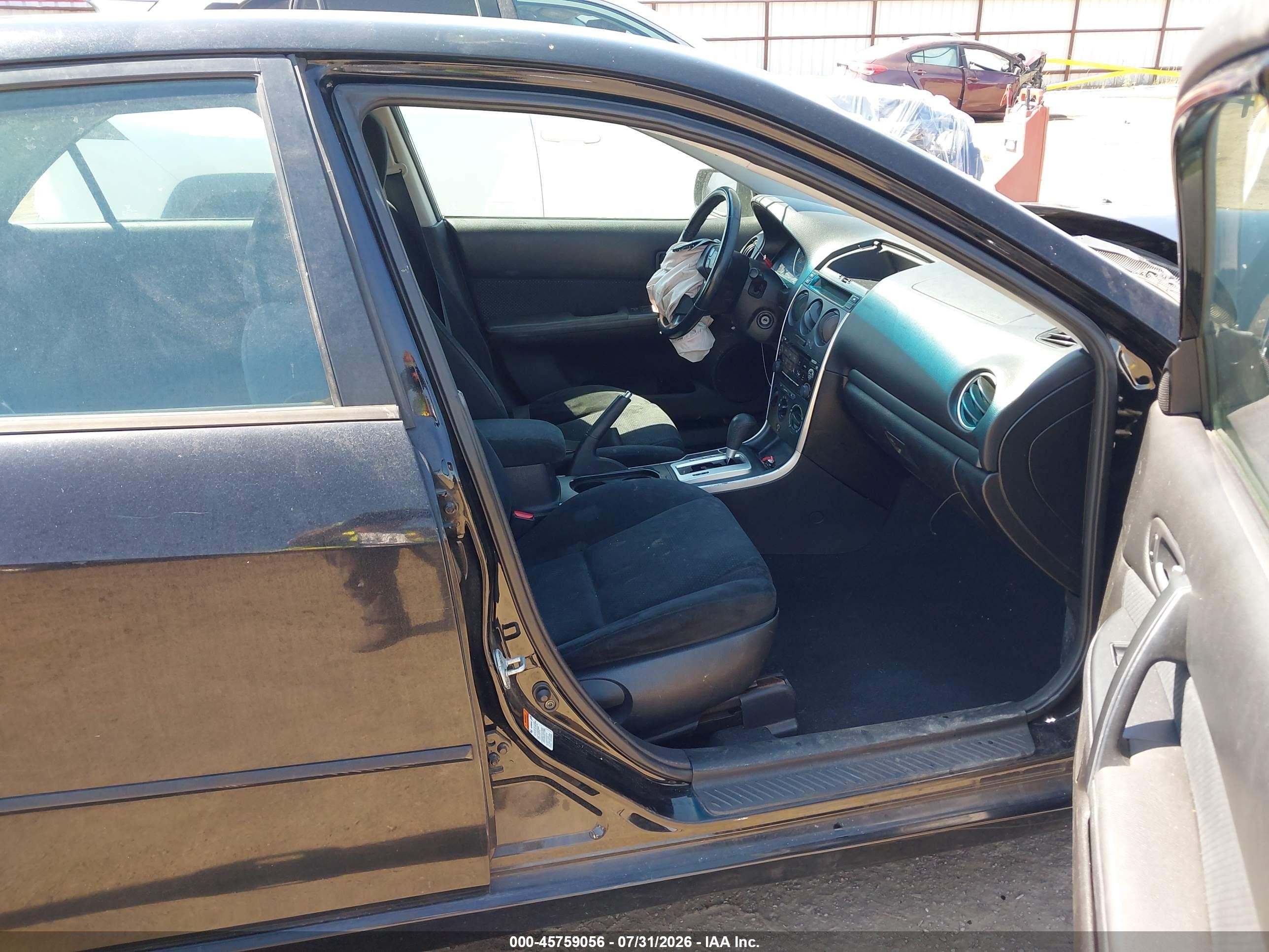 2007 Mazda Mazda6 I Sport Ve Black vin: 1YVHP80C475M26899
