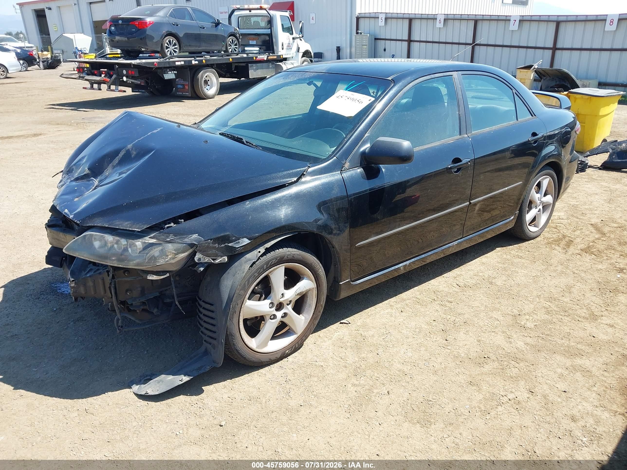 2007 Mazda Mazda6 I Sport Ve Black vin: 1YVHP80C475M26899