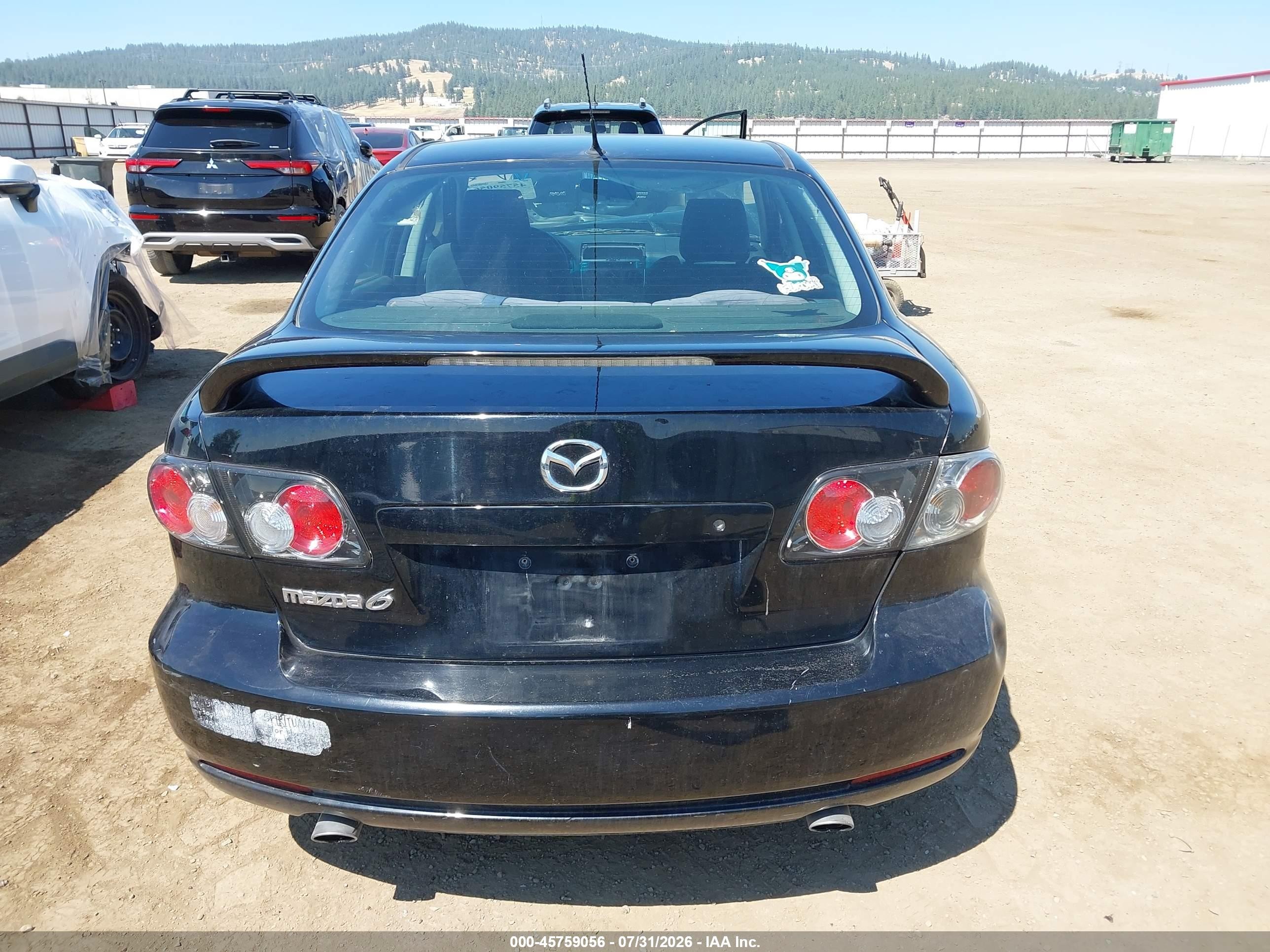 2007 Mazda Mazda6 I Sport Ve Black vin: 1YVHP80C475M26899