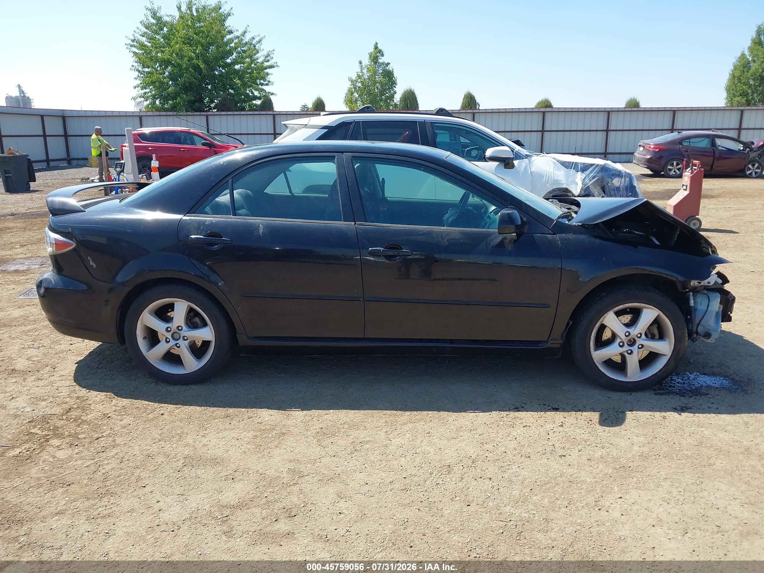 2007 Mazda Mazda6 I Sport Ve Black vin: 1YVHP80C475M26899