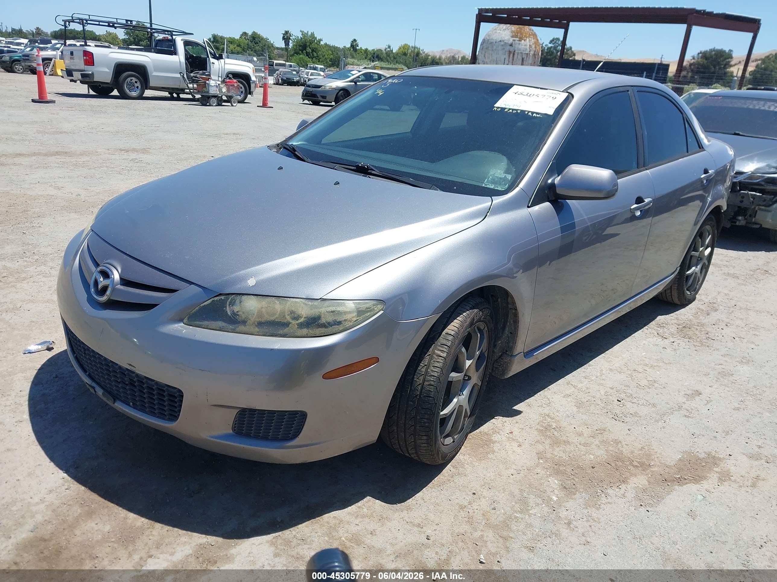2007 Mazda Mazda6 I Sport Ve Gray vin: 1YVHP80C475M37384