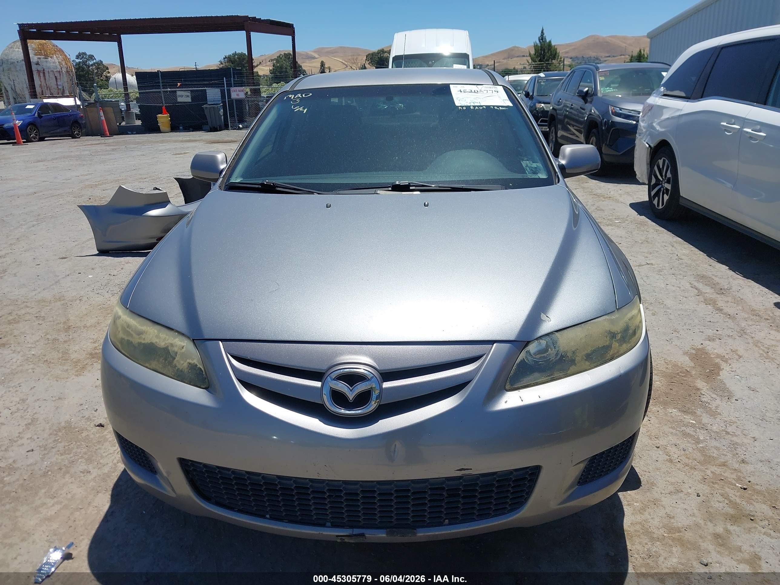 2007 Mazda Mazda6 I Sport Ve Gray vin: 1YVHP80C475M37384